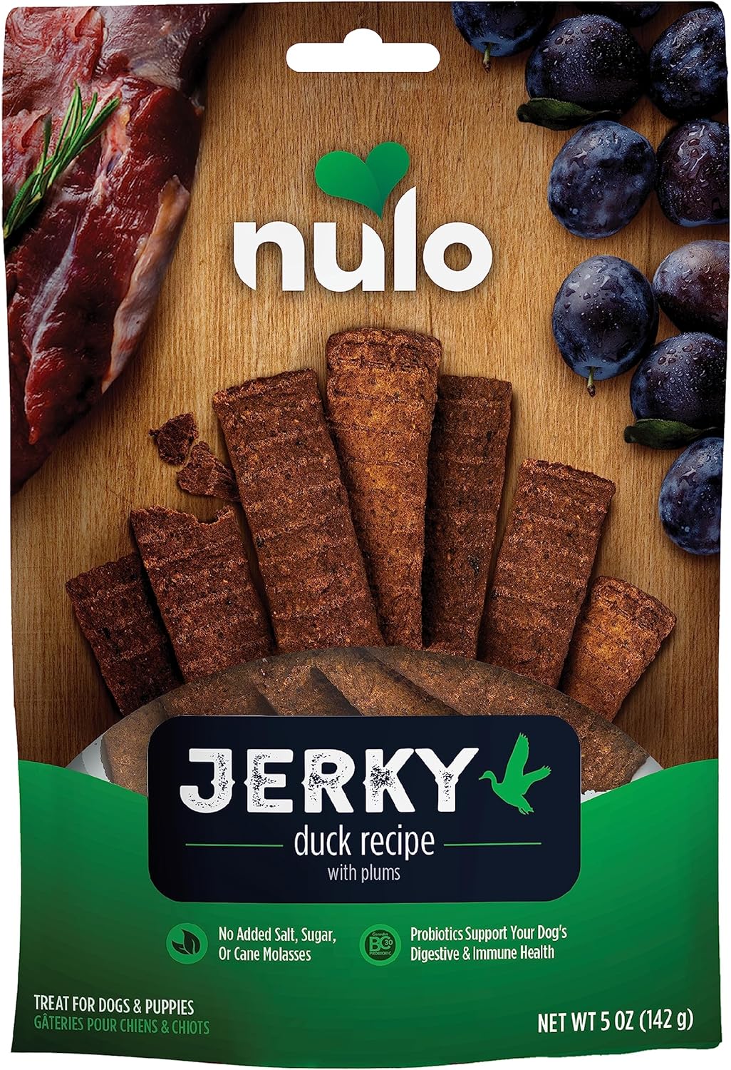 Premium Duck Jerky Strips for Dogs - All-Natural, Grain-Free Dog Treats - High-Protein Training & Rewards Snacks - Perfect for Outdoor Adventures & Indoor Playtime