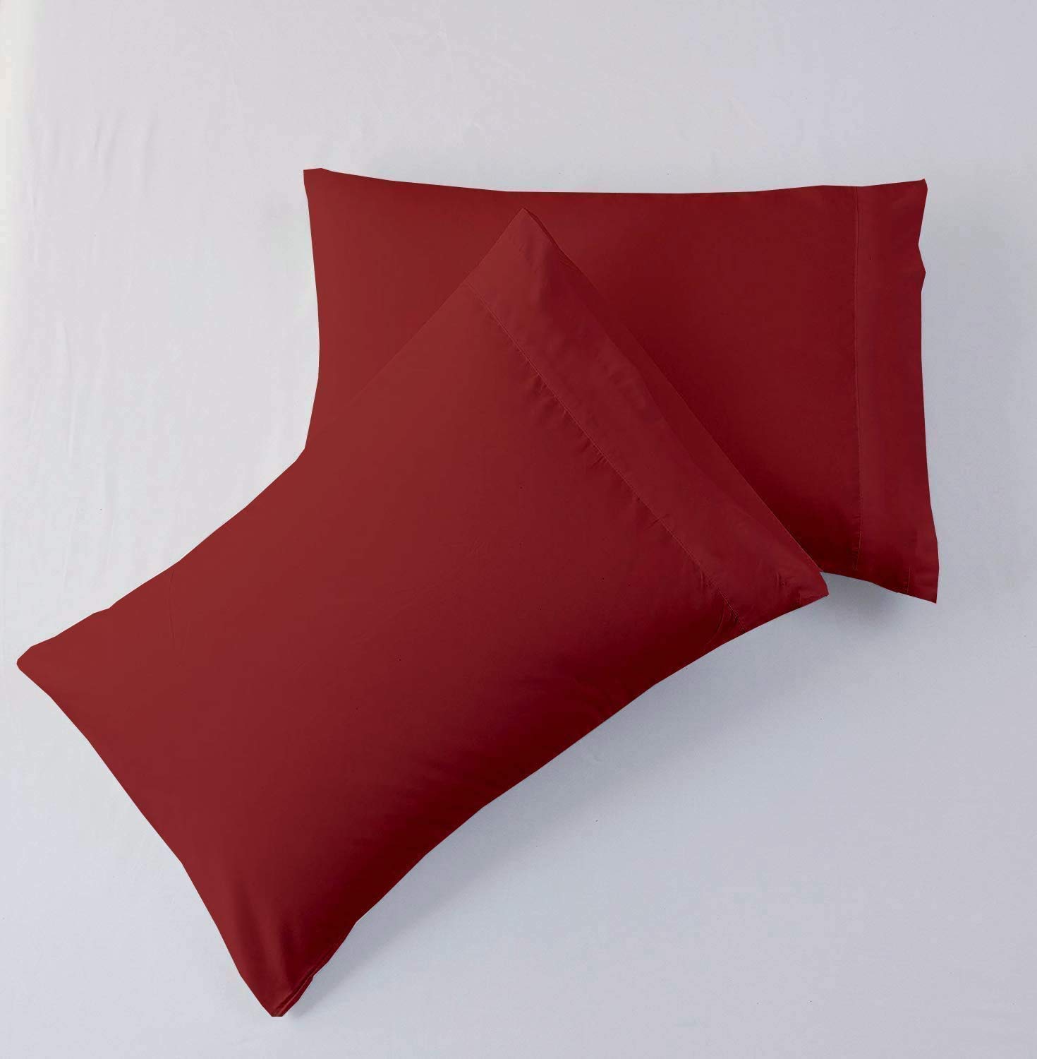 Split Queen Sheet Sets for Adjustable Beds - 2 Twin XL Deep Pocket Fitted Sheets - 100% Cotton - Fits 16