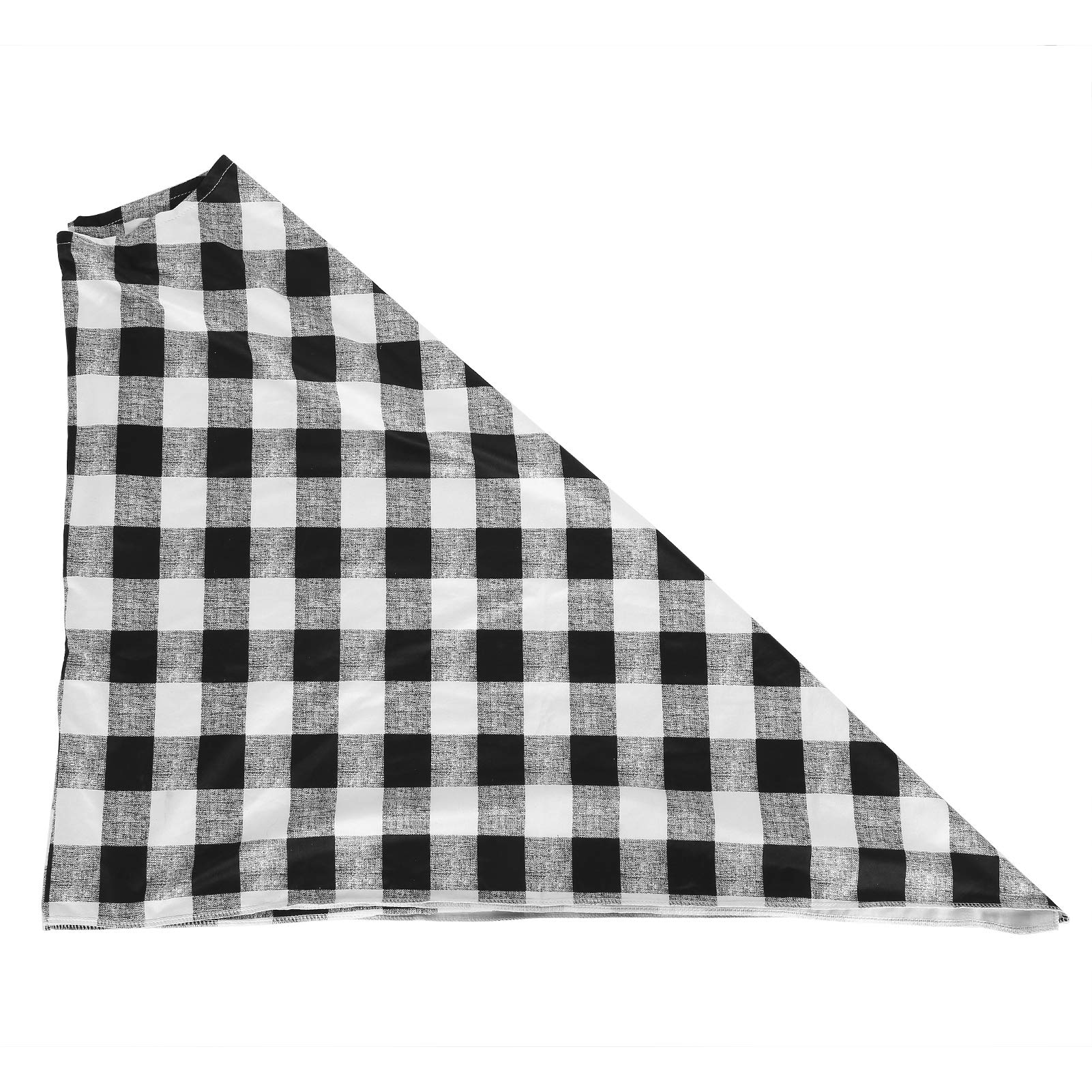 Breathable Nursing Scarf - Lightweight Baby Car Seat Cover & Stroller Cover - Black and White Grid Maternity Scarf for Breastfeeding, Infant Protection & Fashion - Perfect for Nursing Moms On-The-Go