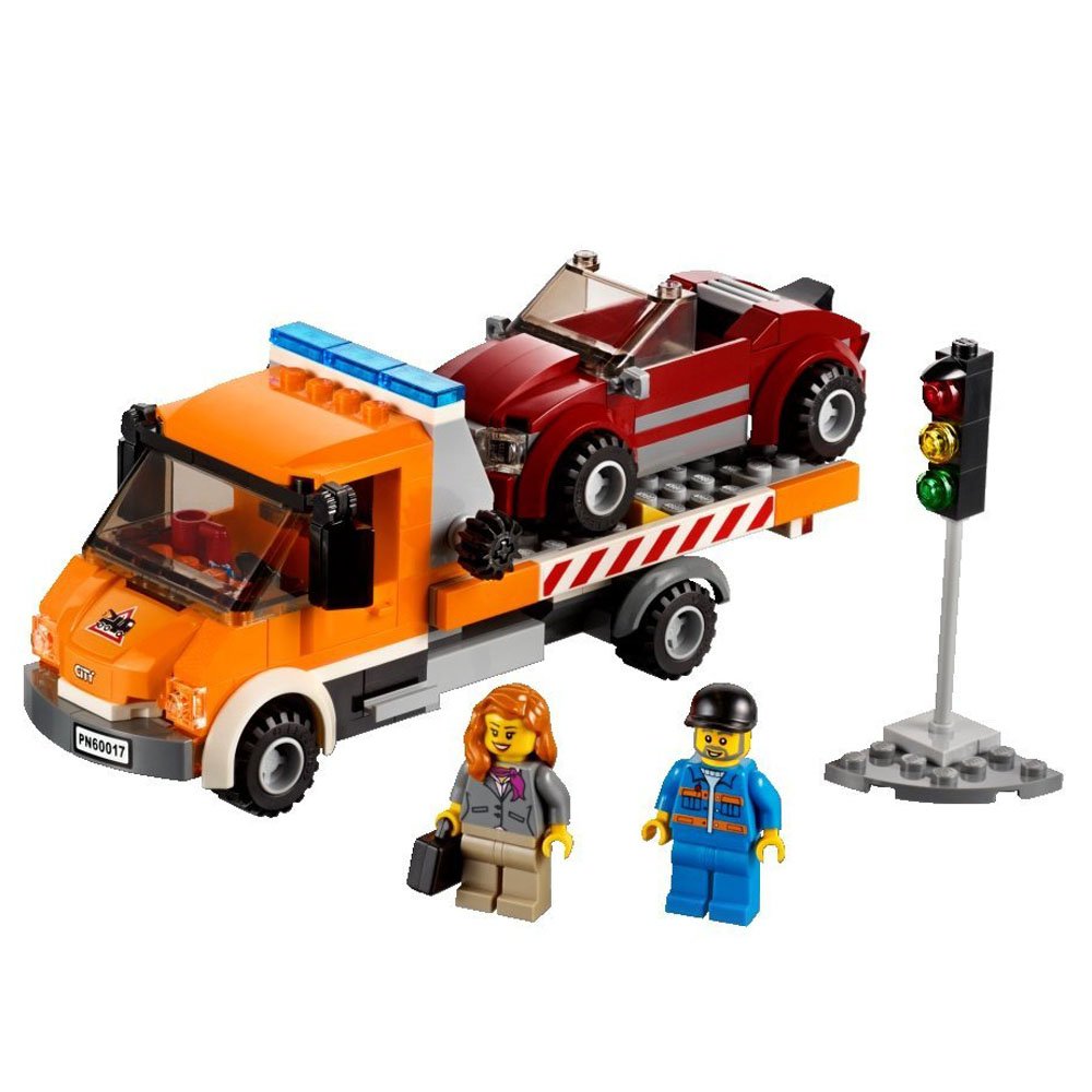 **LEGO City Flatbed Truck Toy Set – Building Blocks for Kids, Construction Vehicle Playset – Perfect for Creative Play & STEM Learning**