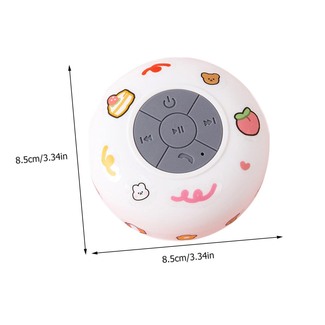 BELLIFFY Mini Portable Bluetooth Speaker - Waterproof Wireless Speaker with USB Charging for Outdoor, Travel, Beach, Pool & Shower Use - Compact Speaker for Indoor & Outdoor Activities