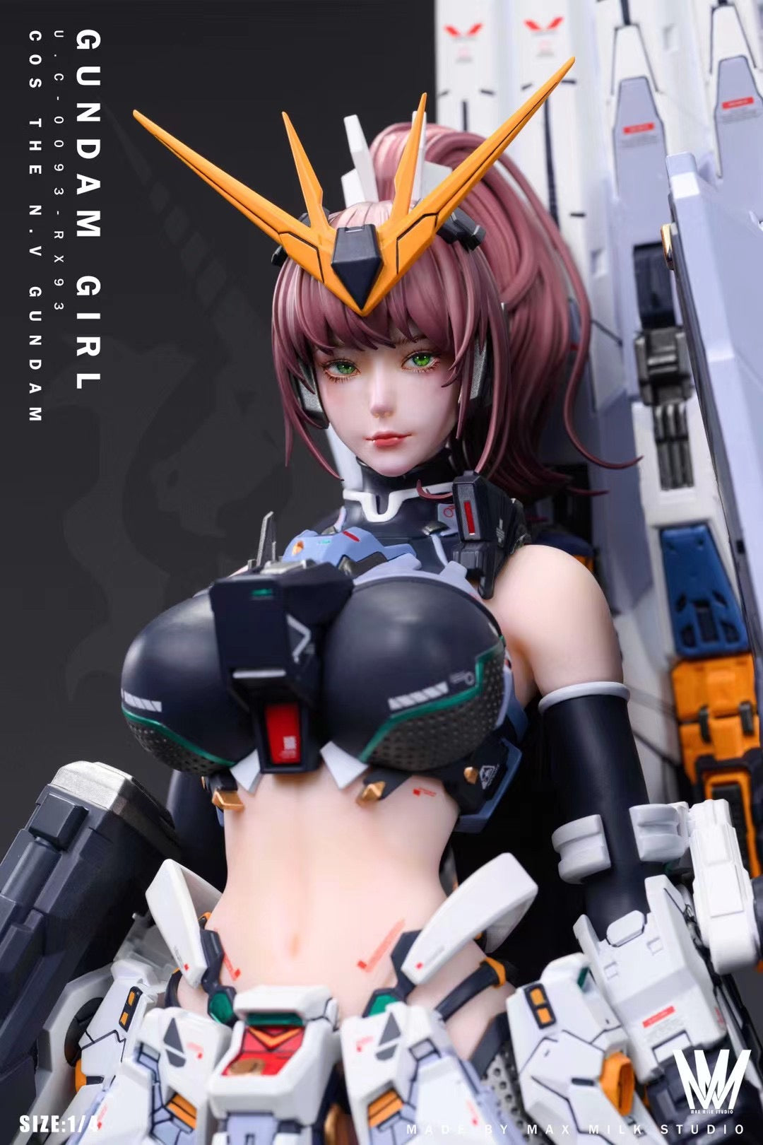 MMS Studio Cosplay The N.V. Gundam Girl Model Kit - Anime Mecha Figure for Collectors & Gundam Fans | Perfect for Display, Cosplay & Anime Conventions