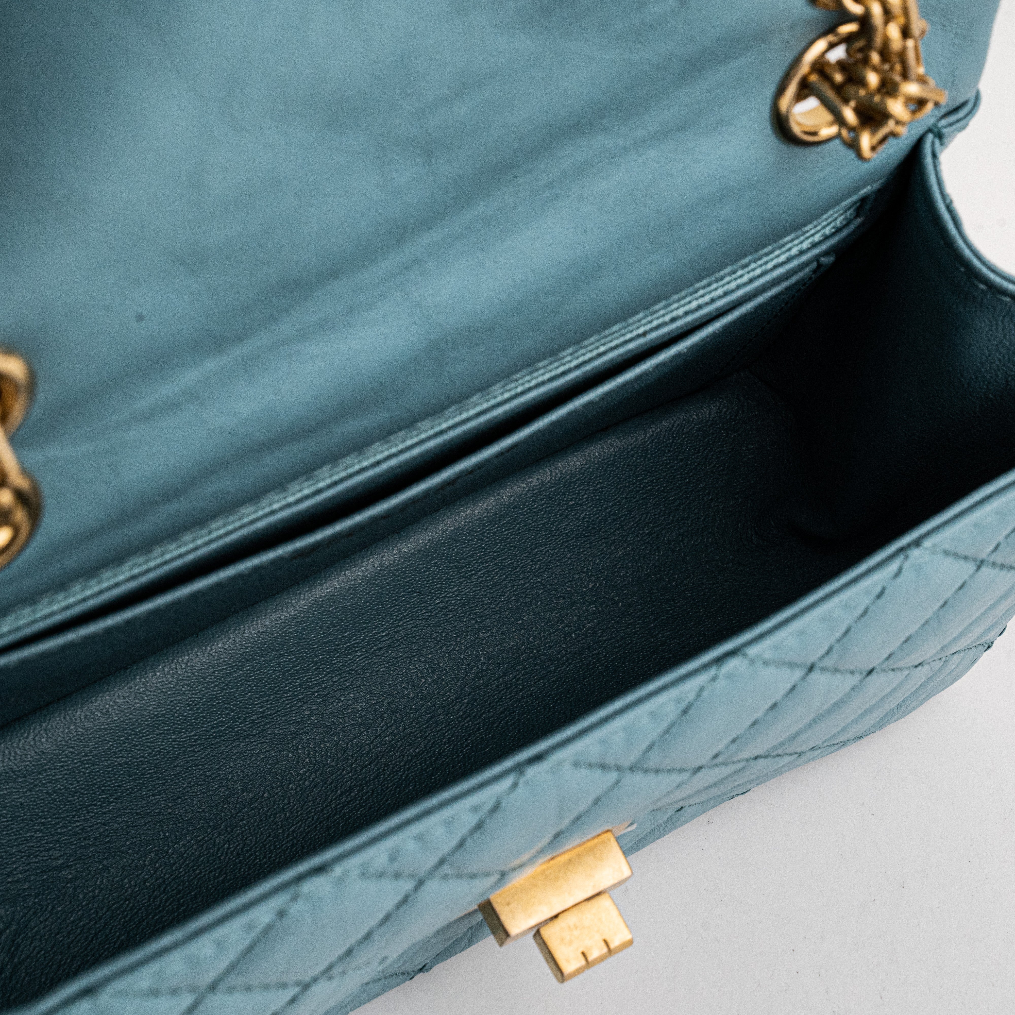Chanel Mini Reissue Flap Bag in Blue - Luxury Crossbody Purse for Women | Perfect for Date Night, Parties & Everyday Use