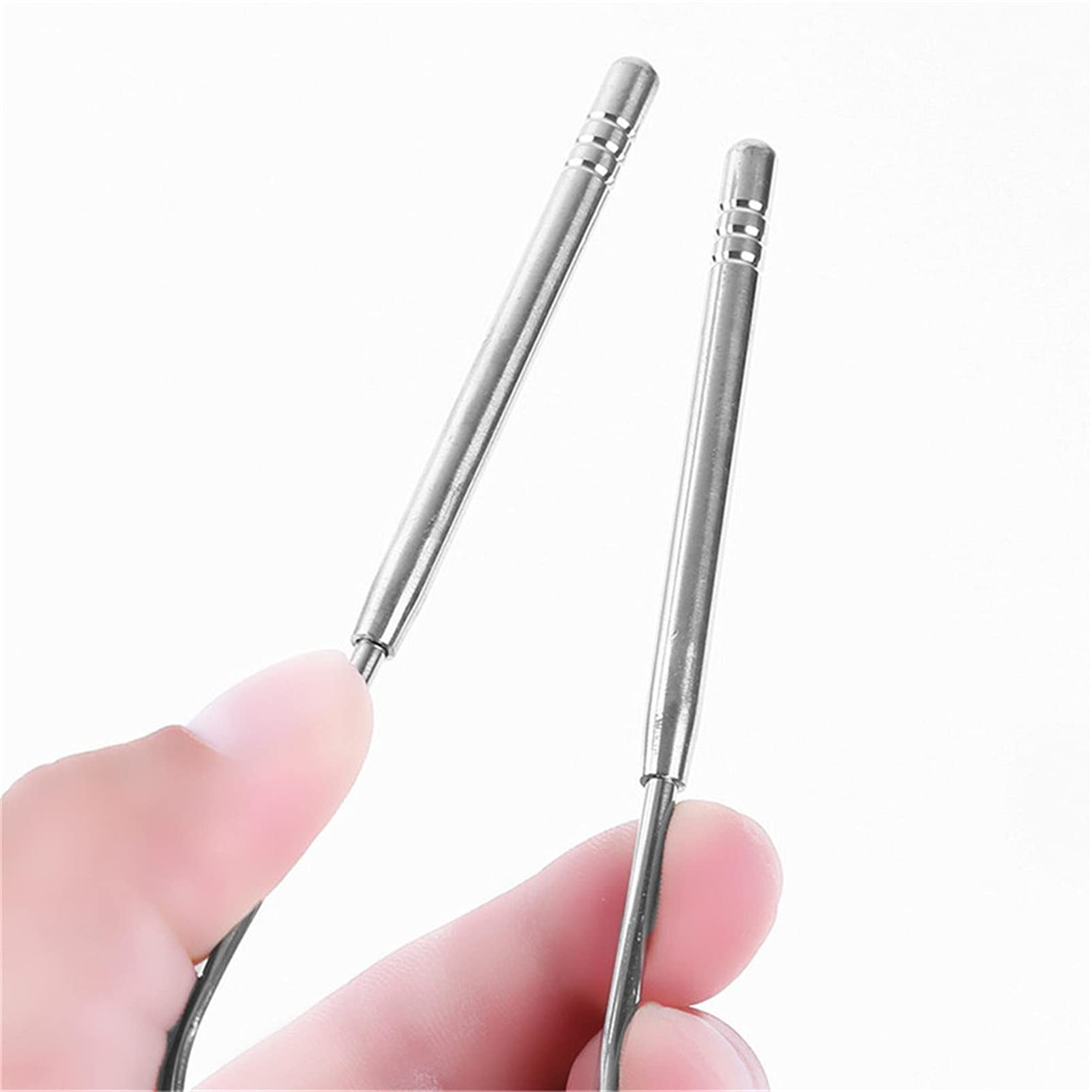 Premium Stainless Steel Tongue Cleaner Scraper - Durable & Portable for Travel, Adults Oral Hygiene - Freshens Breath & Promotes Healthy Teeth - Perfect for Daily Dental Care & On-the-Go Use