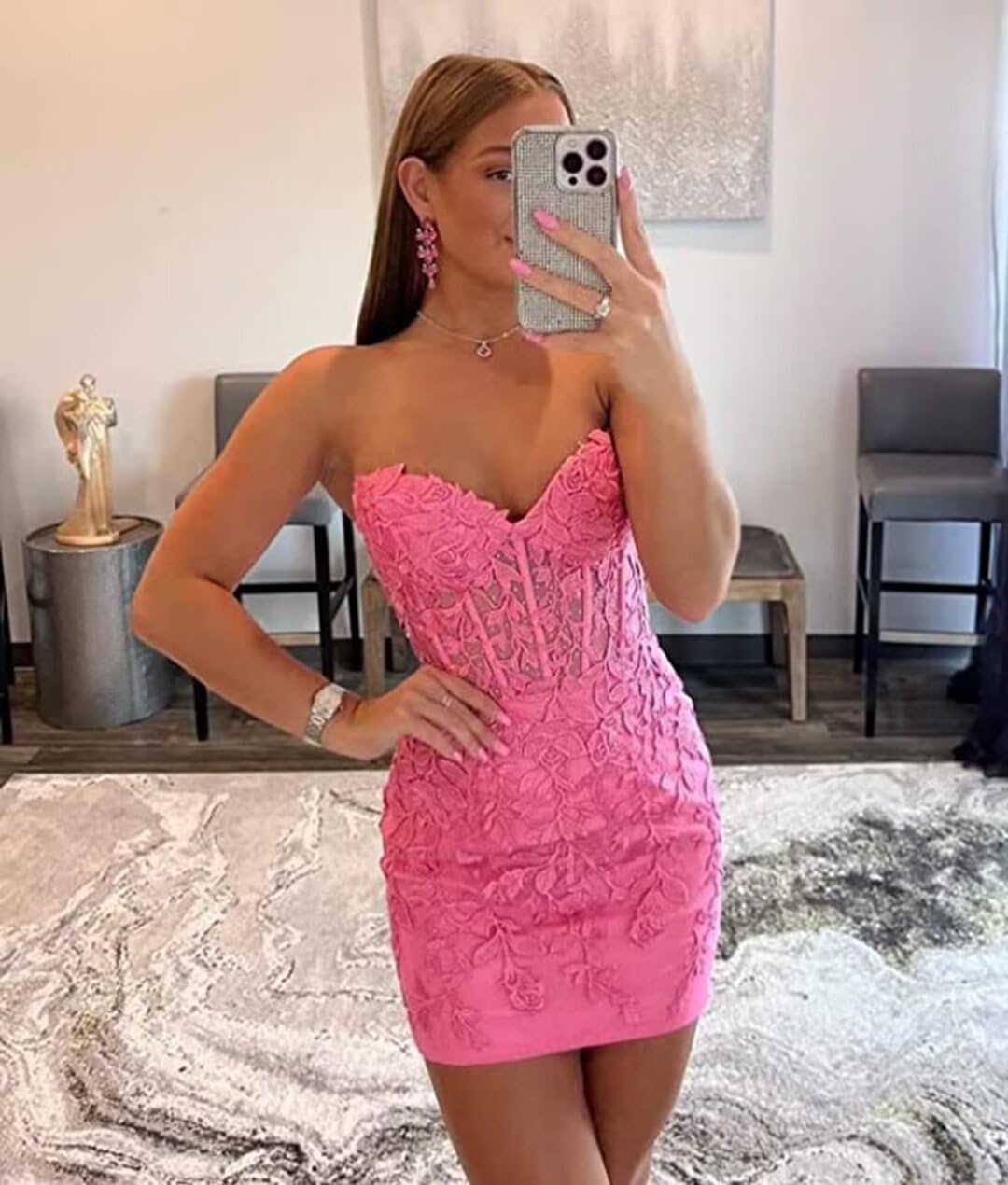 Teen Homecoming Dresses Short Lace - Prom & Party Wear