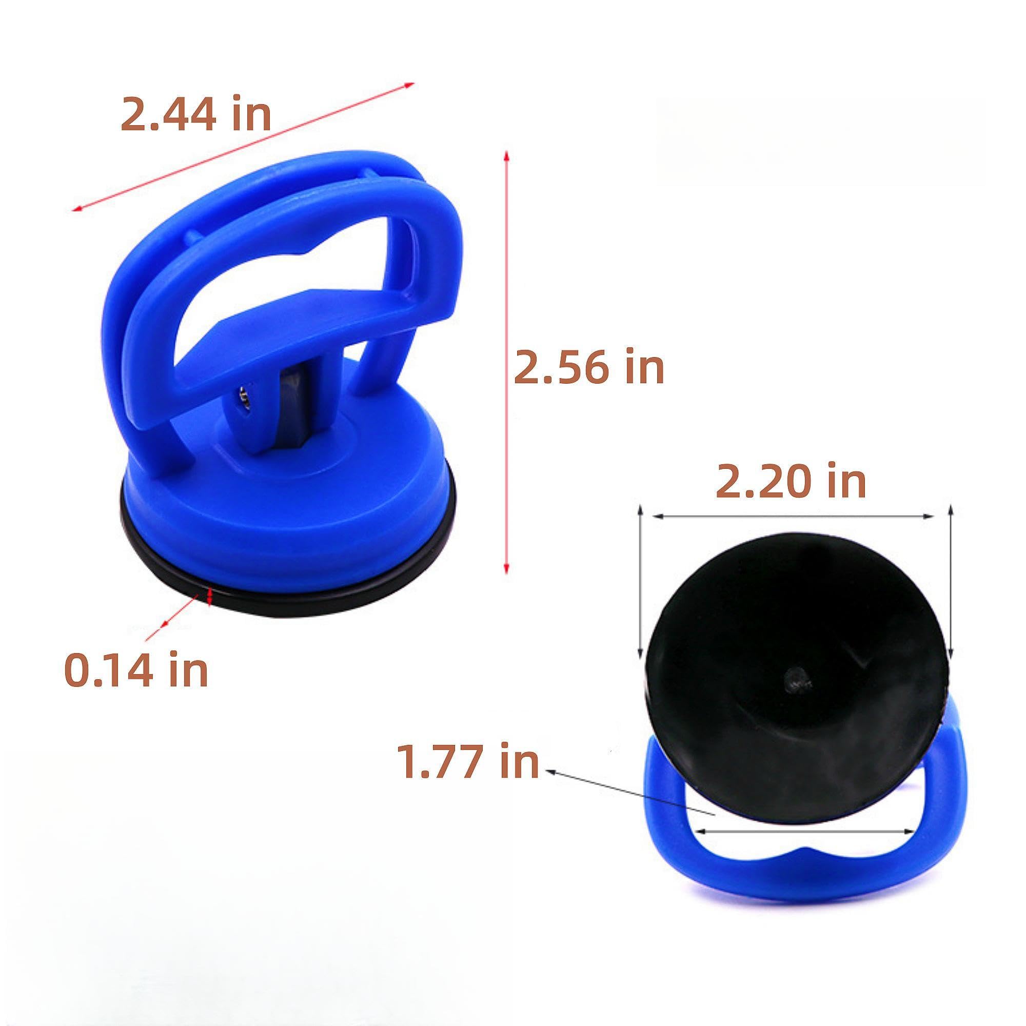 2 Pack Car Dent Puller Kit - Powerful Suction Cup Dent Remover & Paintless Dent Repair Tool for Cars, Glass, Tiles & Mirrors | Auto Body Dent Removal, DIY Car Repair & Home Improvement Solution