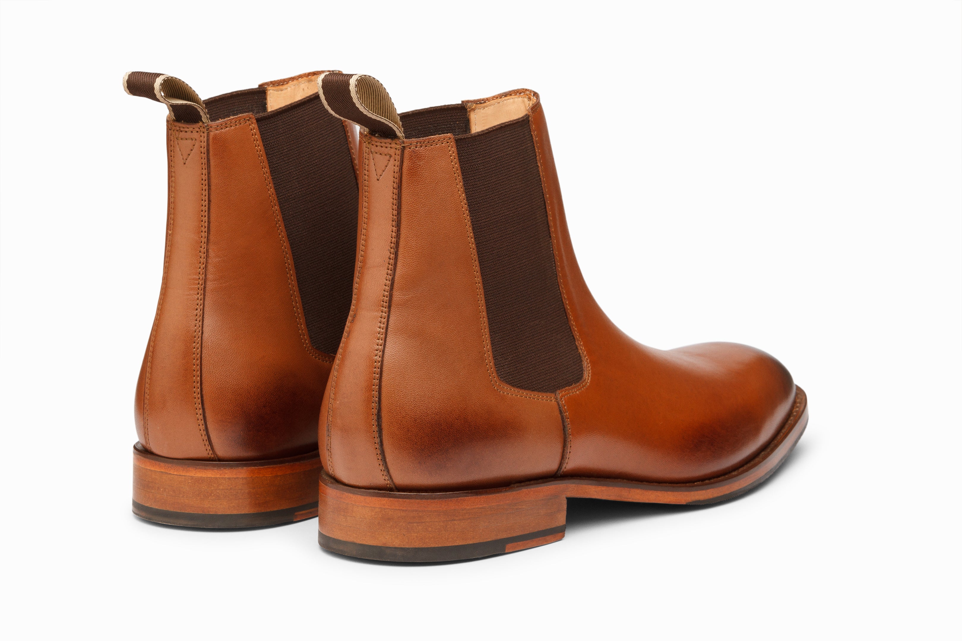 Premium Chelsea Boots for Men & Women | Classic Tan Leather Ankle Boots | Comfortable & Stylish for Casual, Office & Outdoor Wear