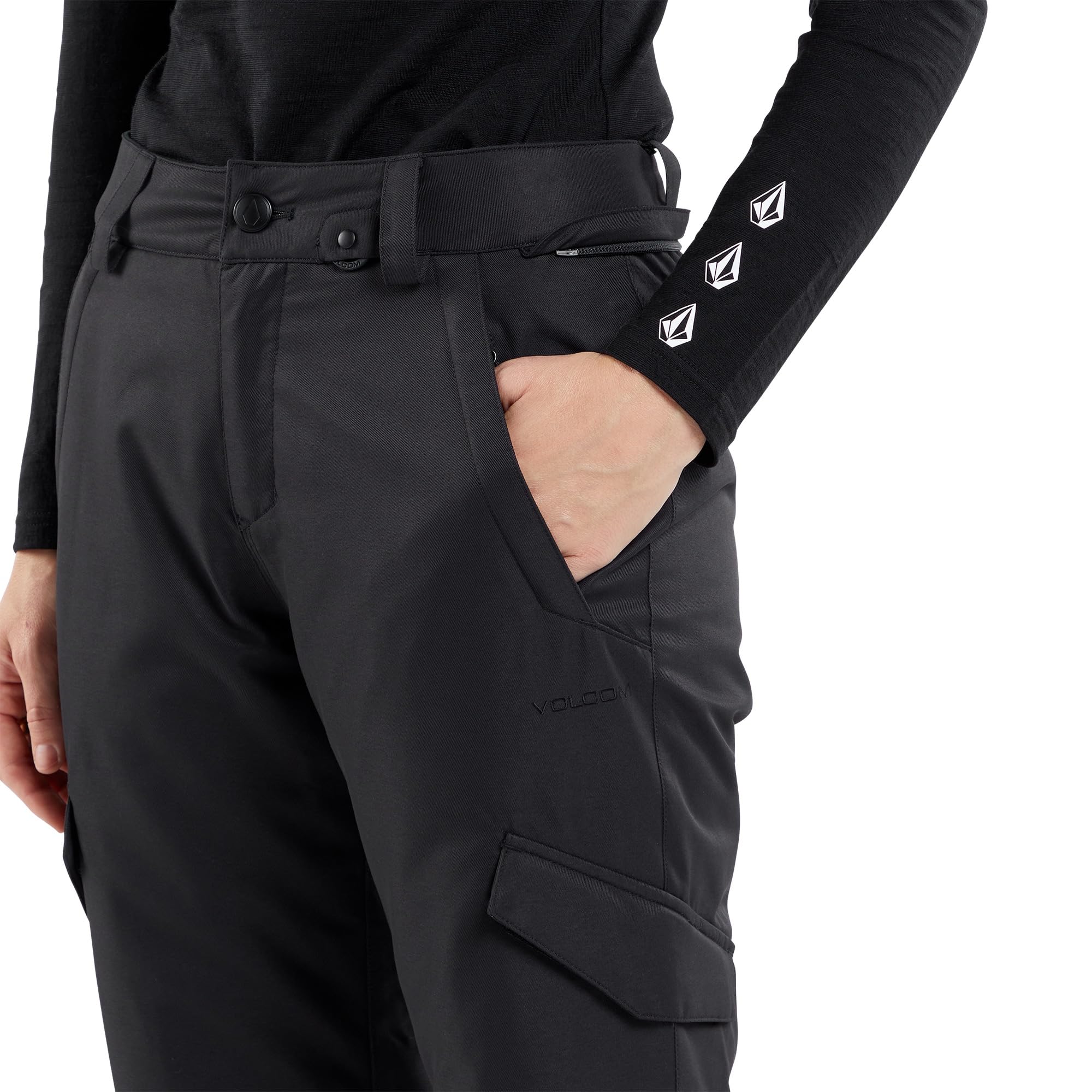 Volcom Women's Bridger Insulated Snow Pants for Skiing & Snowboarding