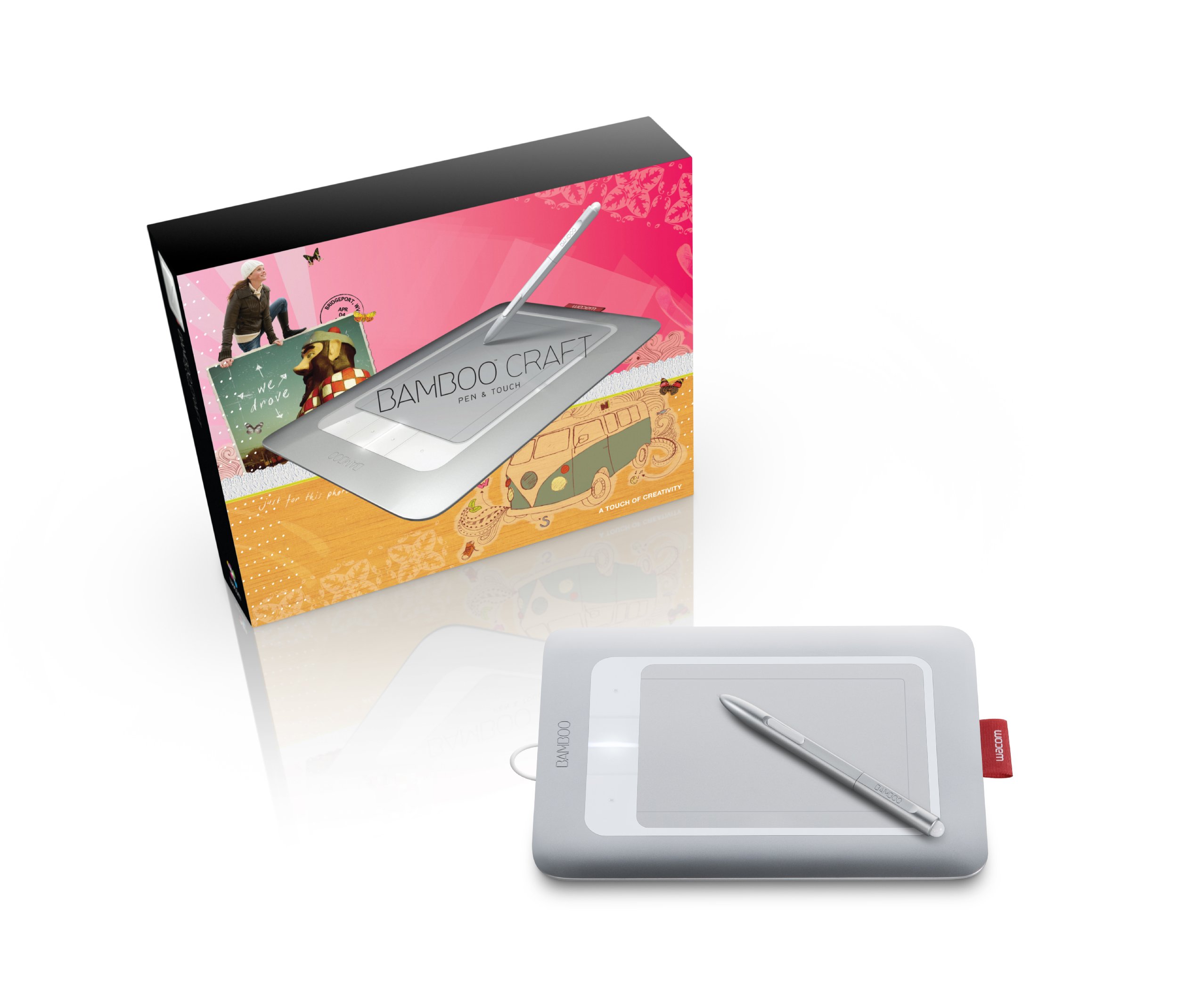 Wacom CTH461 Bamboo Craft Drawing Tablet for Digital Art, Graphic Design & Illustration – Perfect for Artists, Designers & Creative Professionals