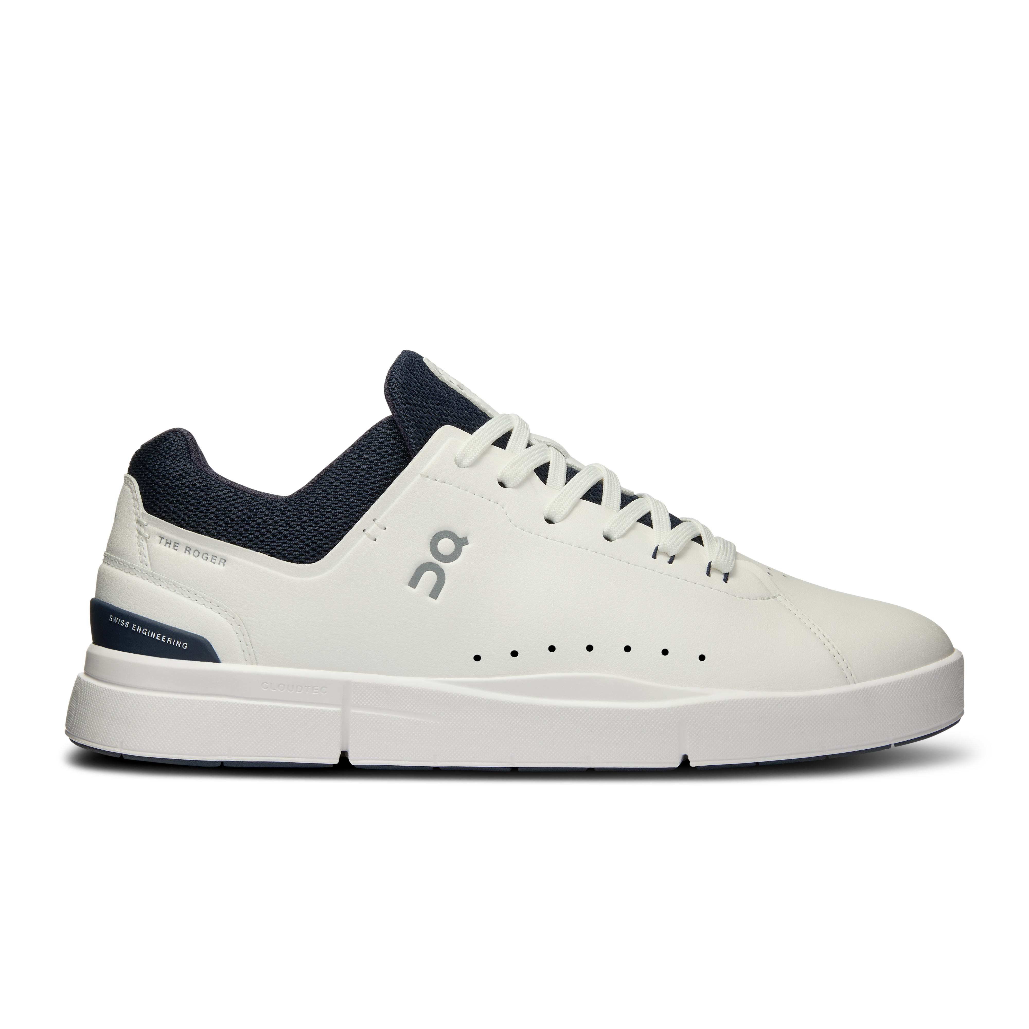Men's On The Roger Advantage 2 Sneakers - White/Midnight Color - Size 12 D Medium - Comfortable Running & Walking Shoes for Men - Perfect for Gym, Workout & Casual Wear