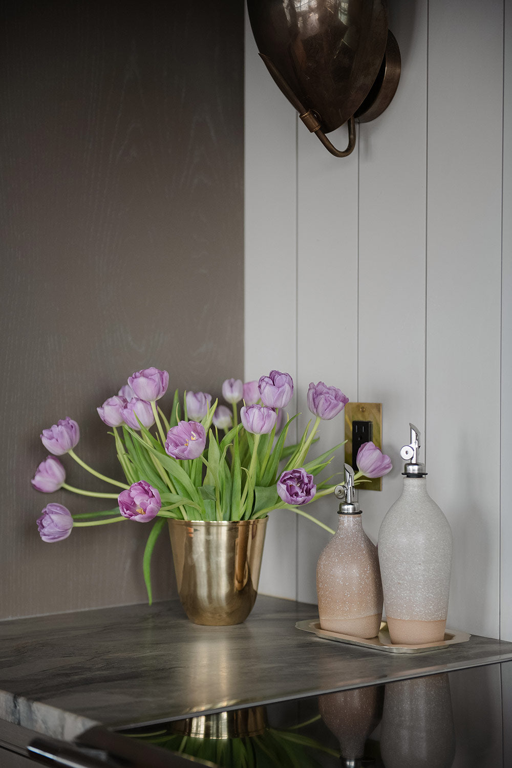 Handmade Opal Glass Vase - Elegant Decorative Centerpiece for Home, Wedding & Event Decor