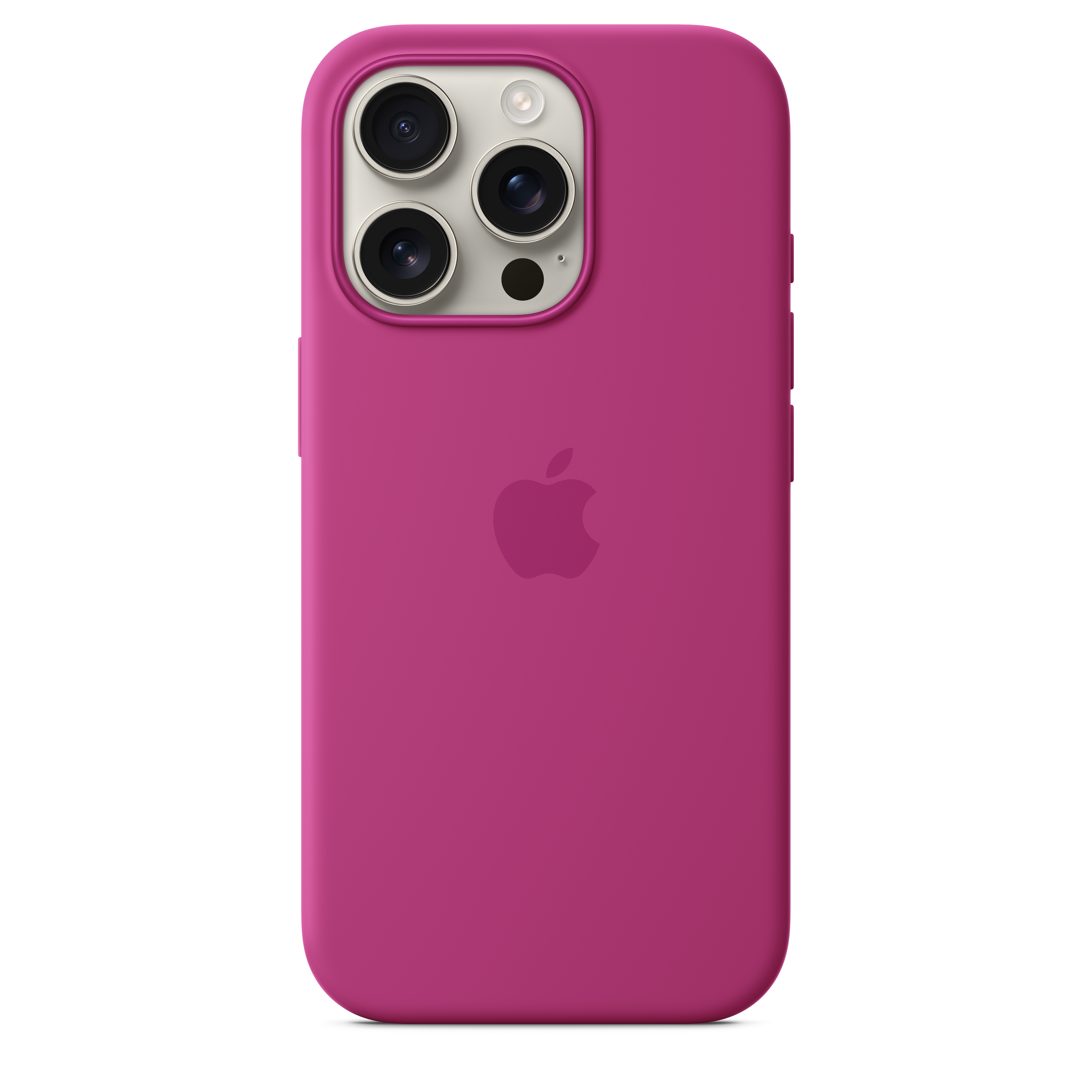 Magnetic Silicone Case with MagSafe for iPhone 16 Pro - Pink | Slim Protective Cover for Everyday Use & Wireless Charging