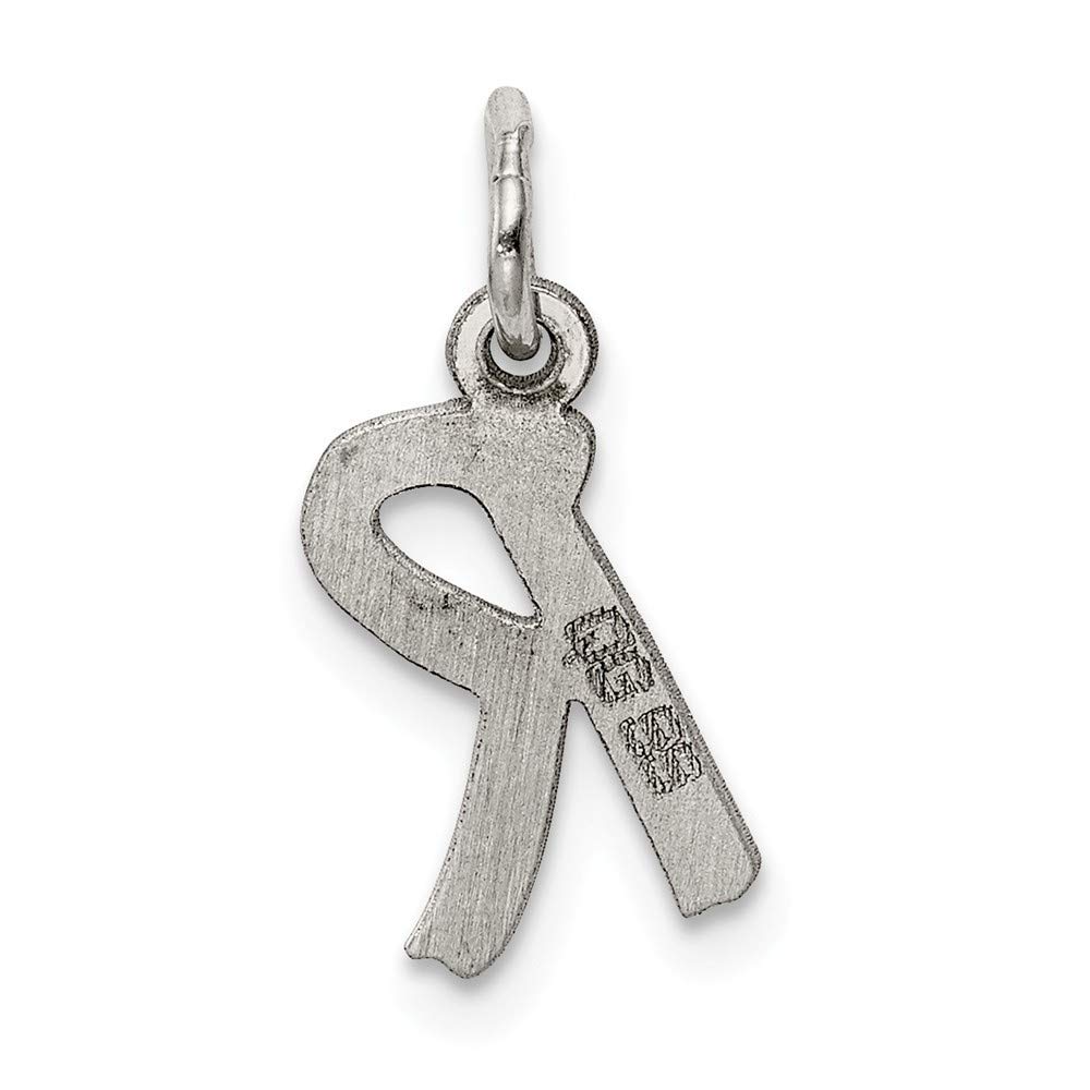 Roy Rose Jewelry Sterling Silver Small Initial Letter R Charm Pendant Necklace - Personalized Gift for Women, Engraved Monogram Jewelry - Perfect for Birthdays, Anniversaries & Everyday Wear