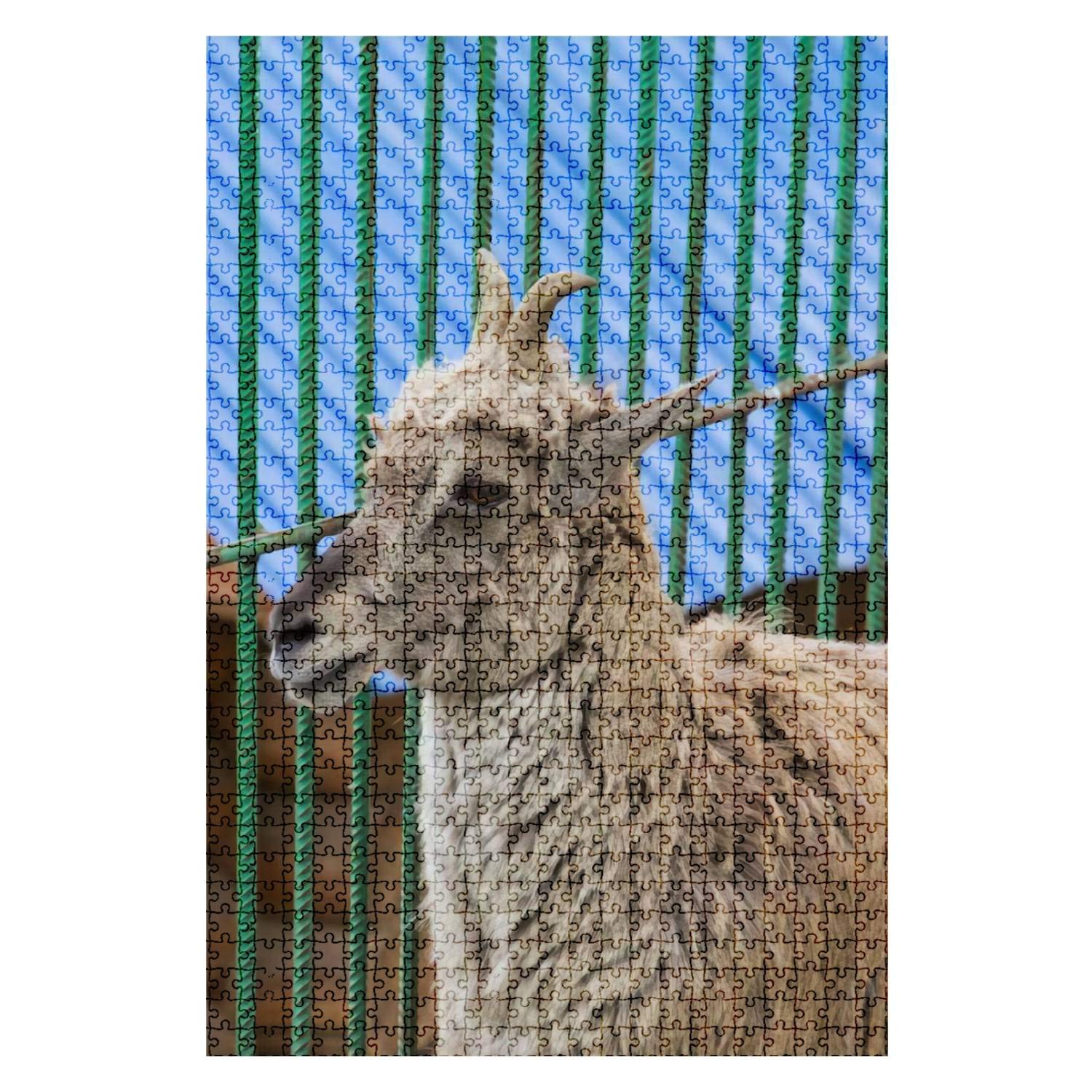 1000-Piece Wooden Jigsaw Puzzle - Himalayan Blue Sheep (Pseudois Nayaur) | Challenging Adult & Kids Puzzle | Educational DIY Toy & Home Decor Gift | Perfect for Family Game Nights, Classroom Activities & Stress Relief