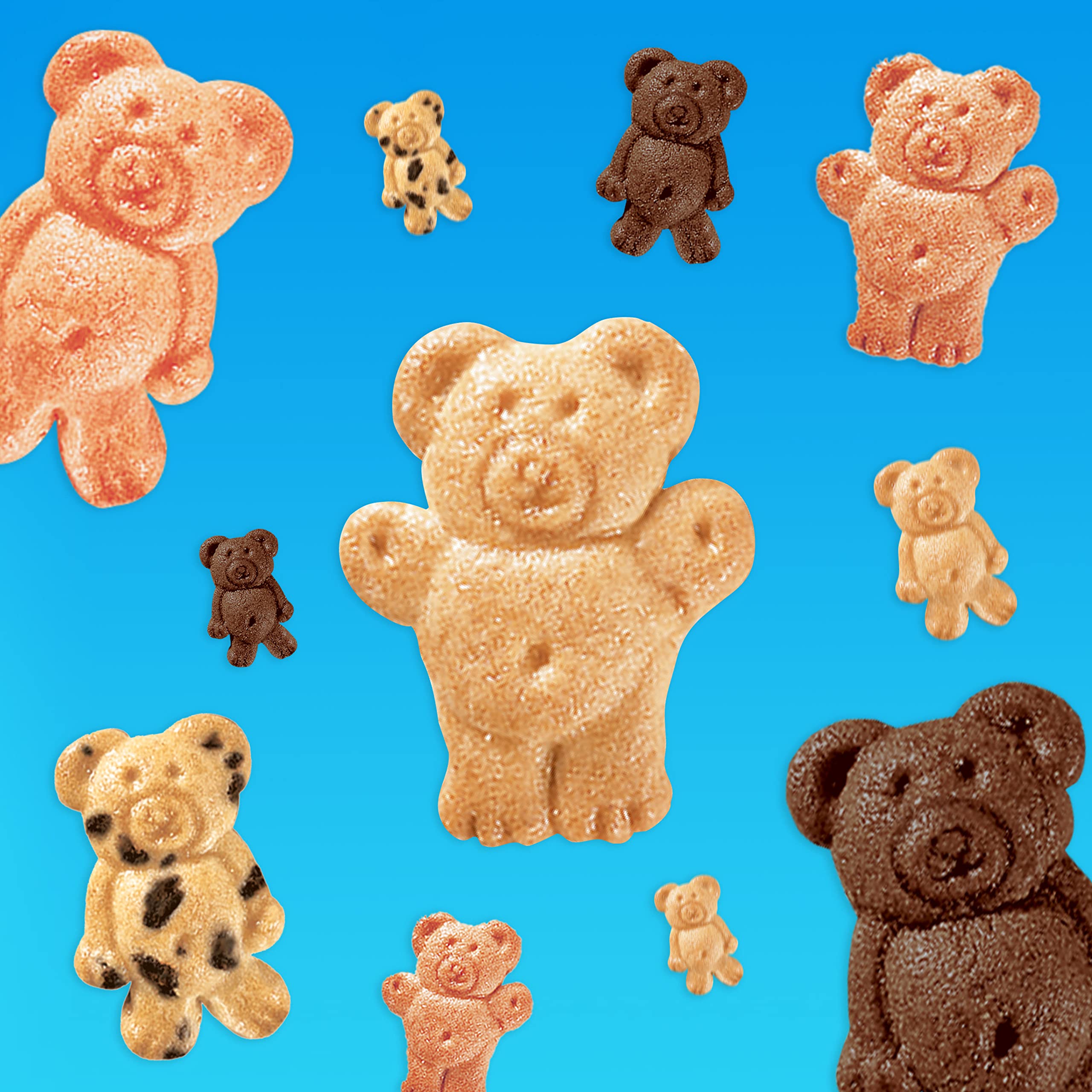 Teddy Grahams Chocolatey Chip Graham Snacks - 6 Pack (10 oz Boxes) | Crunchy Graham Cracker Cookies for Kids Lunch, After School Snacks & Family Movie Nights