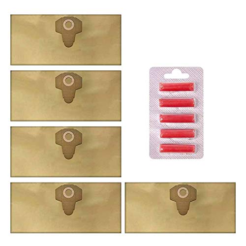 Scented Dust Bags for Parkside PNTS 10 Liter 30250133 Vacuum Cleaner - Fresh Fragrance Replacement Parts for Home & Office Cleaning