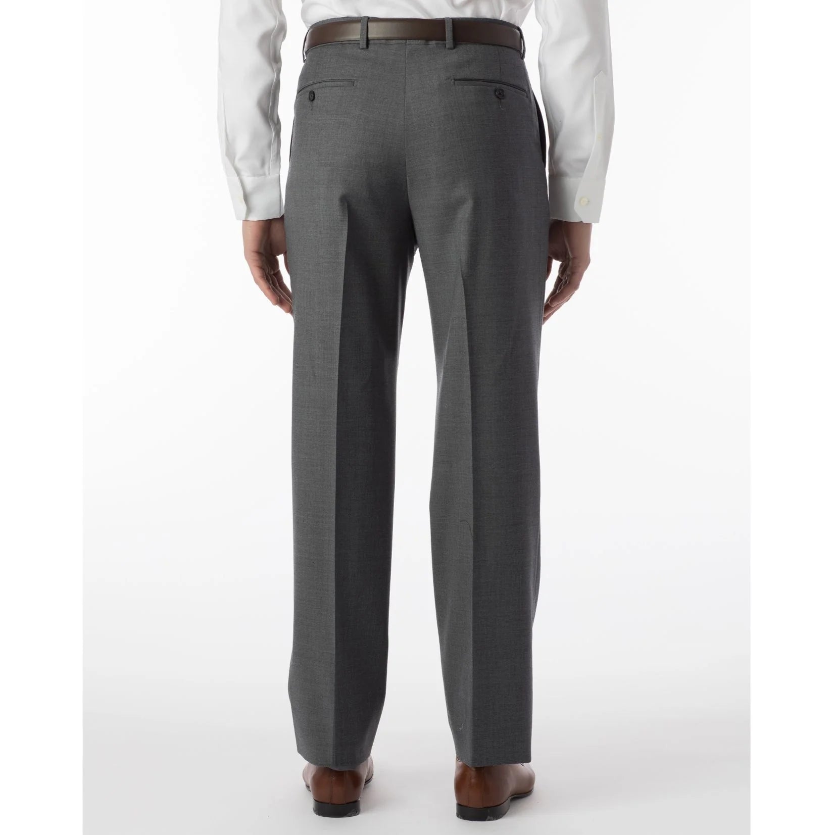 Allen Oniel Grey Harness Dress Pants for Men - Classic Formal Office Wear & Business Attire | Perfect for Weddings, Interviews & Professional Events