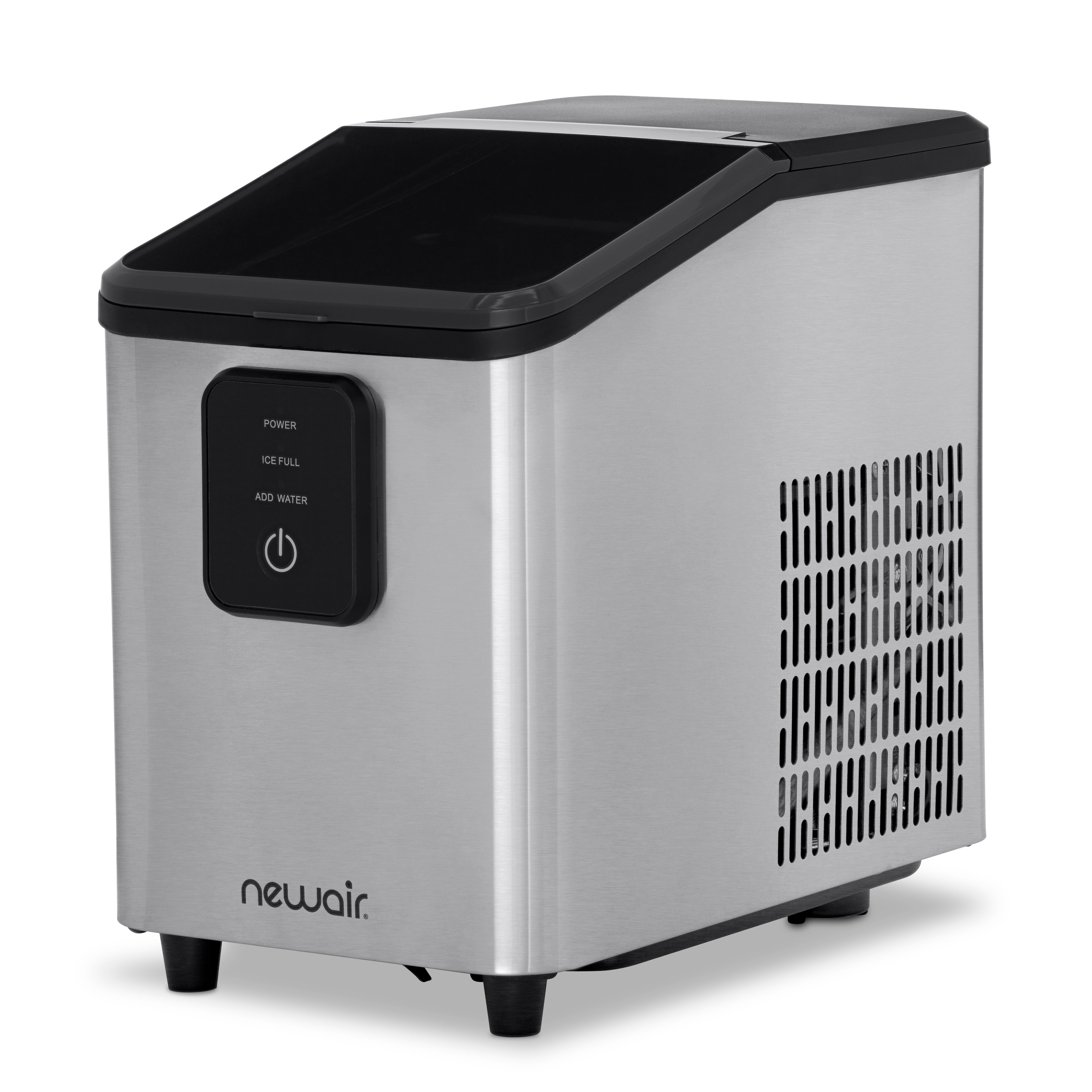 Newair® Stainless Steel Mini Countertop Bullet Ice Maker - 26lbs/Day Ice Production for Cocktails, Beverages & Home Bars