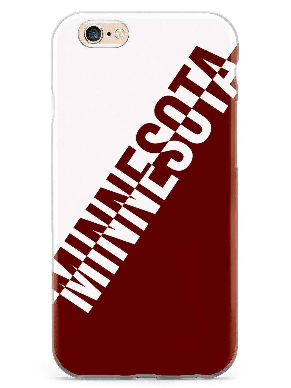 Inspired Cases - Protective 3D Textured Phone Case for Apple iPhone 6 Plus/6s Plus - Minnesota State Pride Design - Durable Shockproof Cover for Daily Use, Travel & Outdoor Activities