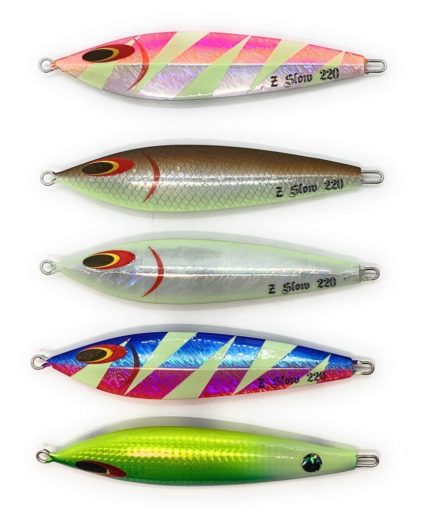 Premium Saltwater Slow Pitch Jig 180g/135mm - Vertical Sinking Fishing Lure for Deep Sea & Offshore Angling - Ideal for Tuna, Grouper, and Bottom Fish