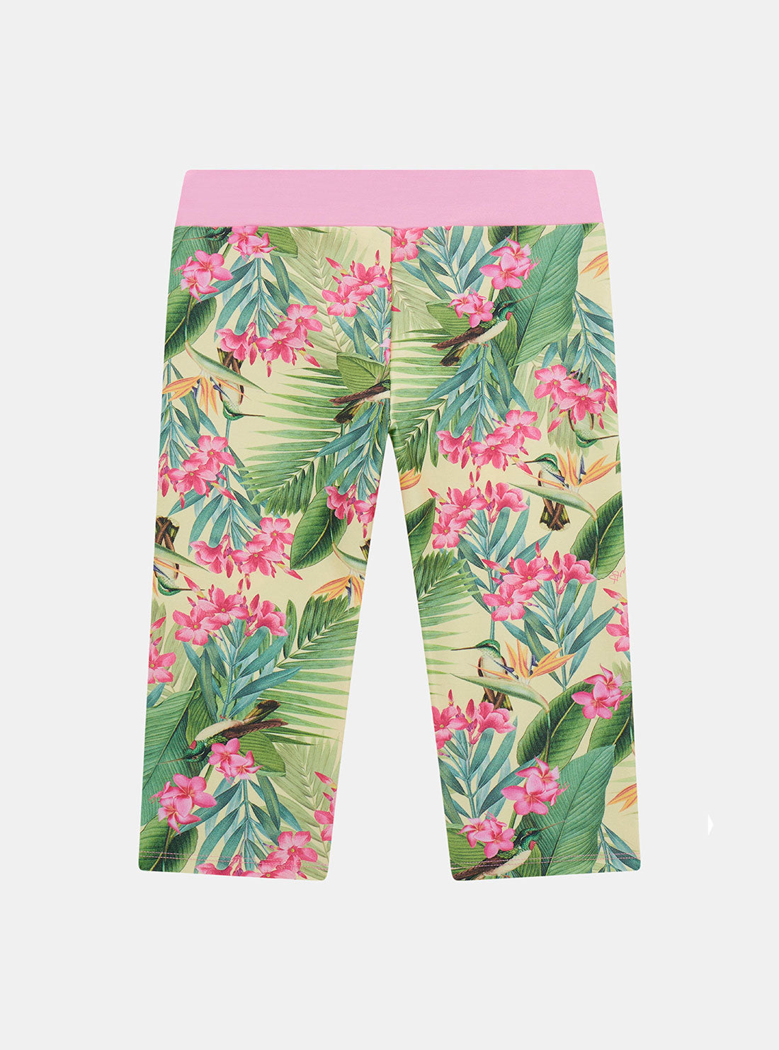 Floral Print 3/4 Leggings for Women - Stretchy Yoga Pants with Elastic Waistband (Size 7-16) - Perfect for Yoga, Running & Casual Wear