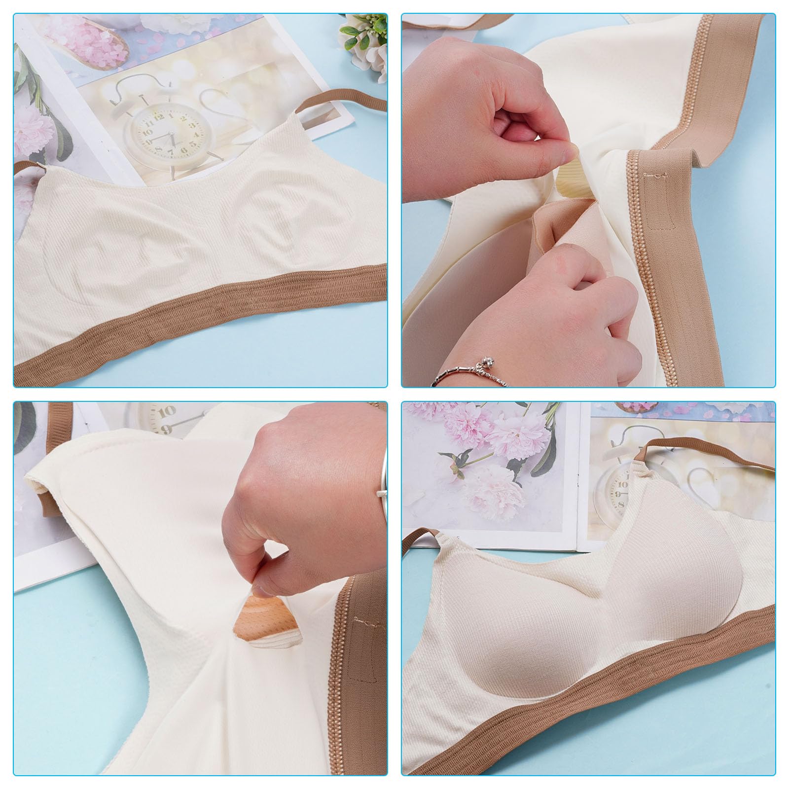 **Cotton Breast Forms for Mastectomy - Soft & Comfortable False Breast Prosthesis - Sponge Bra Insert Pads for Women Post-Surgery | Ideal for Daily Wear & Special Occasions**