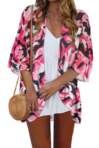 Pink Black Tie-dye