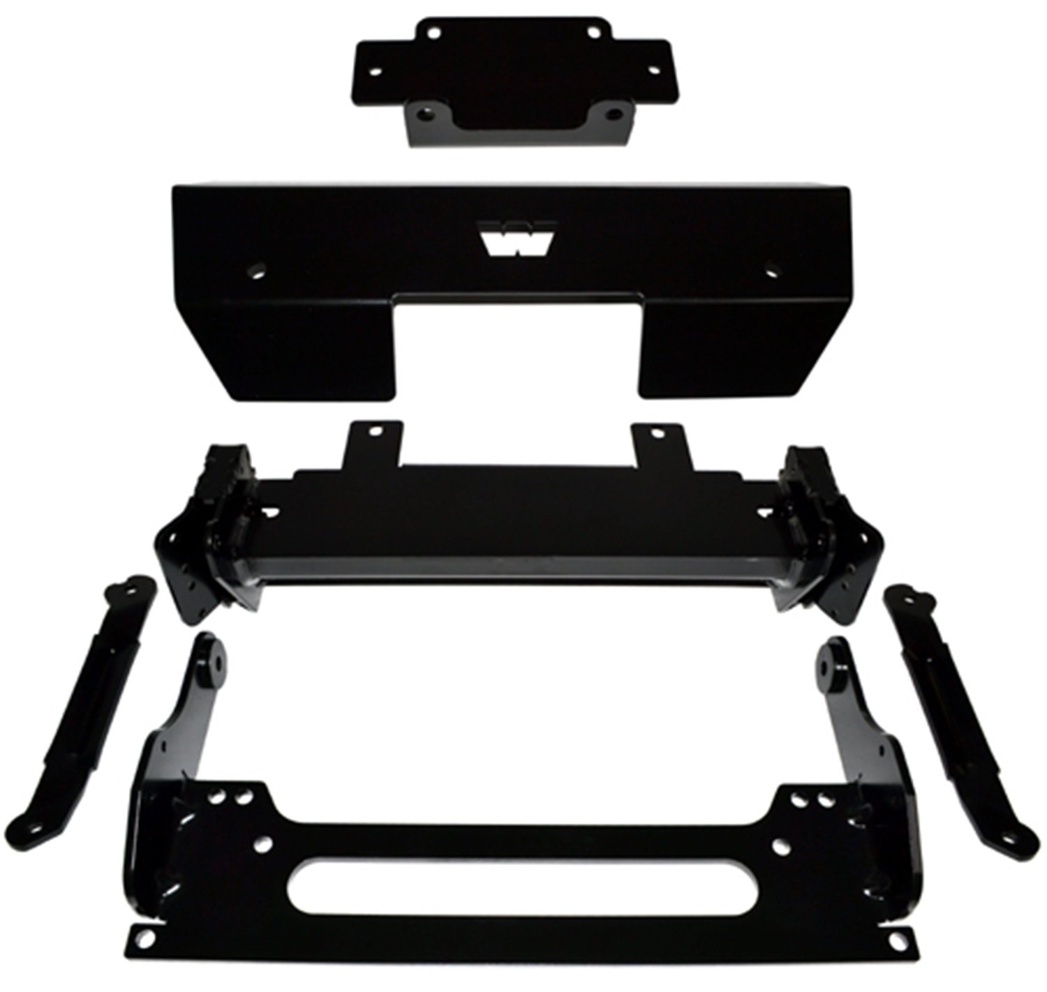 WARN 86386 Front Plow Mount for UTV & Side by Side Vehicles - Heavy Duty Snow Plow Attachment for Winter Landscaping & Off-Road Use