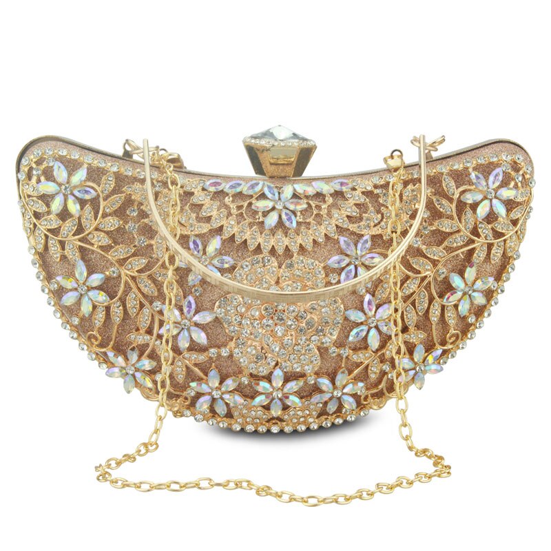 Elegant Women's Classic Clutch Evening Bag for Parties, Weddings & Formal Events - Stylish Handheld Purse for Night Out