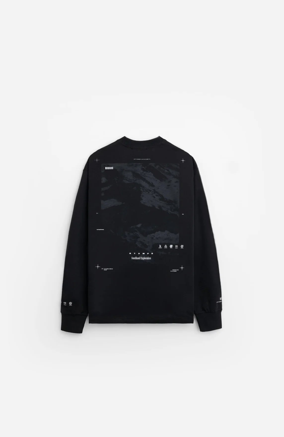 STAMPD Sandlands Long Sleeve Relaxed Tee for Men - Comfortable Casual Shirt with Loose Fit - Perfect for Streetwear, Layering & Everyday Wear
