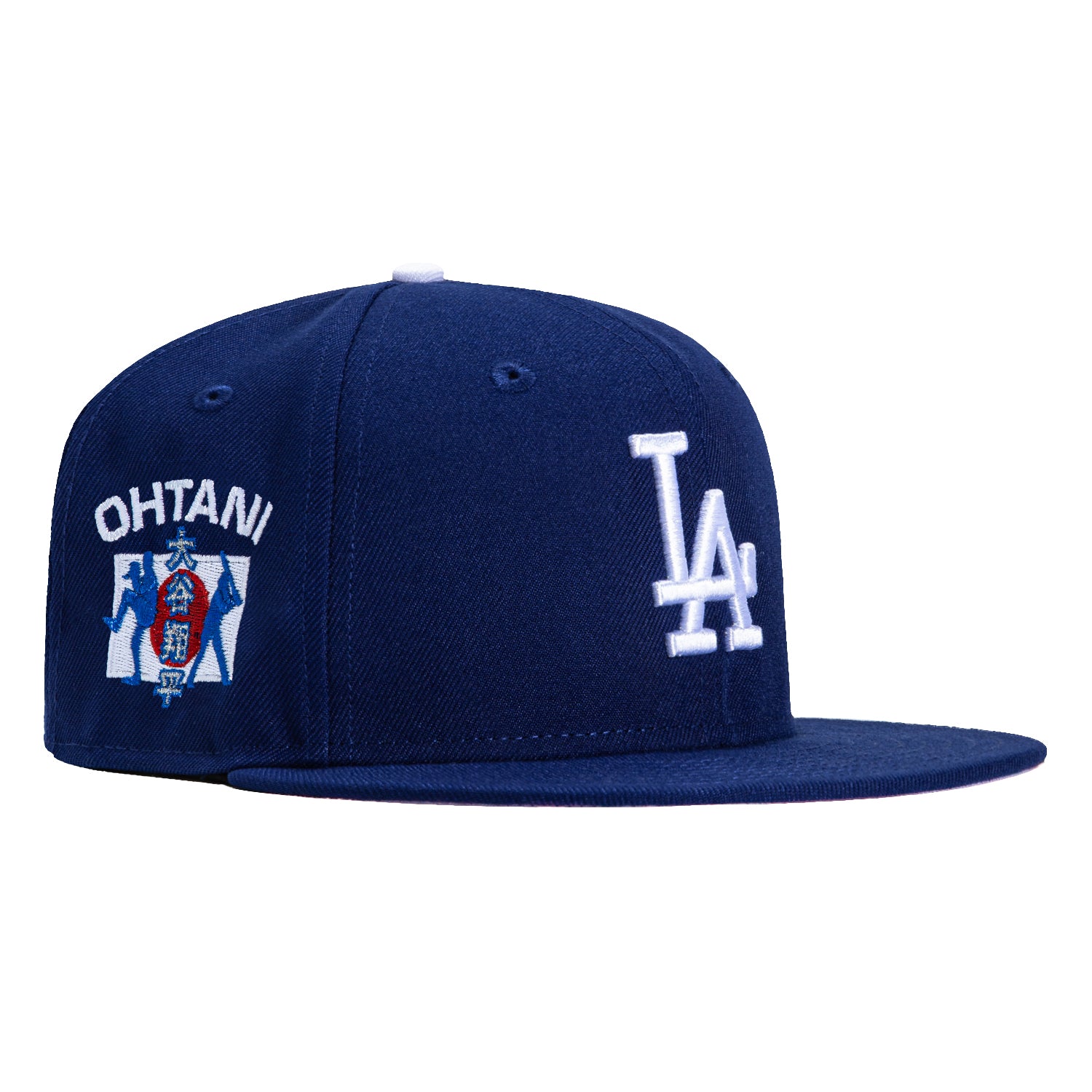 New Era 59Fifty Los Angeles Dodgers Ohtani Patch Hat - Royal Blue Baseball Cap for Men - Official MLB Licensed Snapback - Perfect for Games, Sports Events & Streetwear Fashion