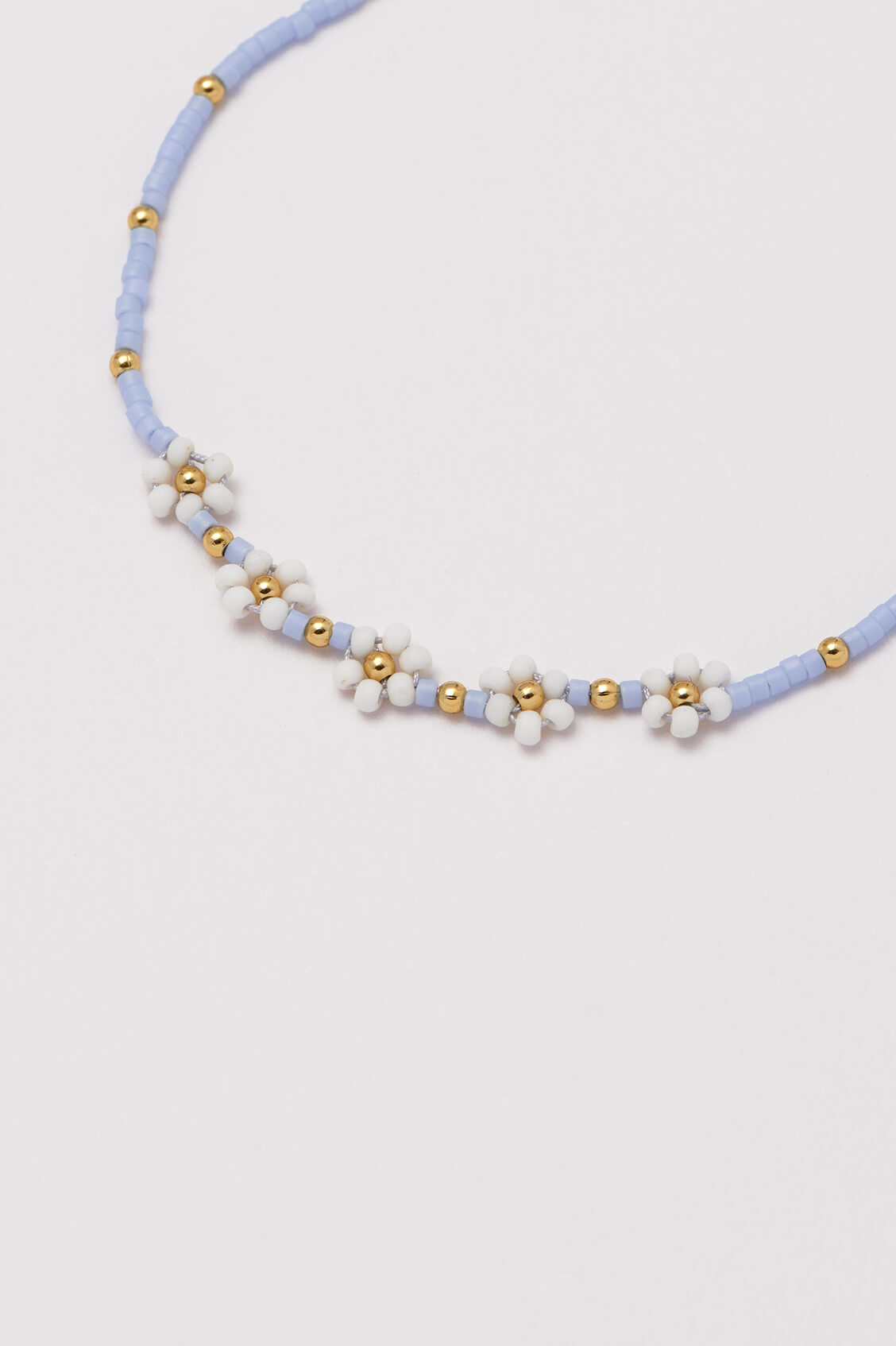 Handmade Beaded Wildflower Daisy Chain Friendship Bracelet for Women & Girls - Boho Chic Jewelry Gift for Best Friends, Birthday, Party & Everyday Wear