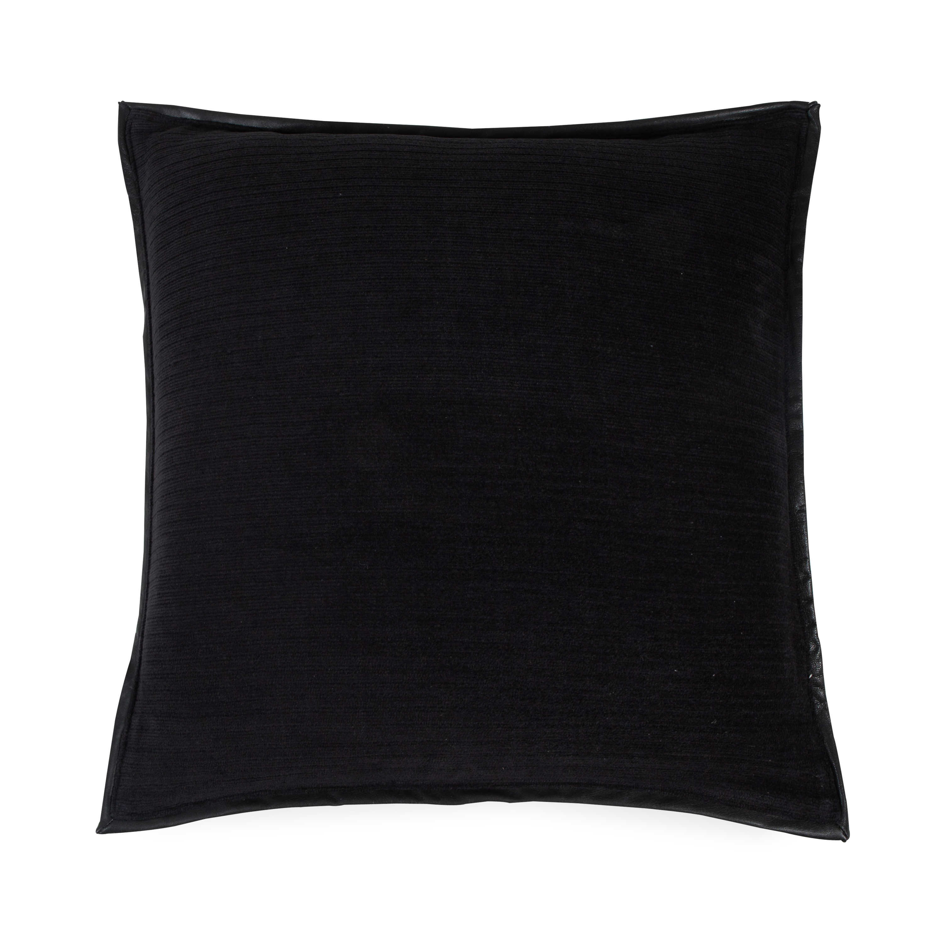 Premium Leather Border Pillow - Soft & Stylish Home Decor for Living Room, Bedroom, or Office - Perfect for Sofas, Chairs, and Beds