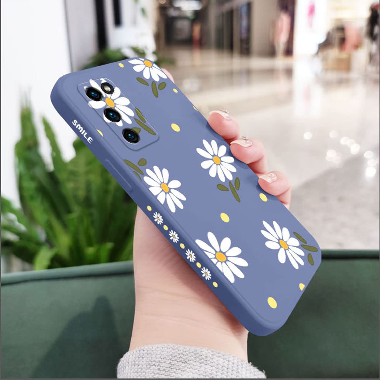 Cute Daisy Pattern TPU Bumper Case for Samsung Galaxy S20 FE 5G (6.5