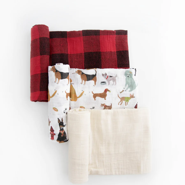 Little Unicorn Cotton Muslin Swaddle Blanket Set - Soft Baby Swaddle Blankets for Newborns & Infants | Breathable, Lightweight & Comfortable | Perfect for Nursery, Swaddling & Stroller Use