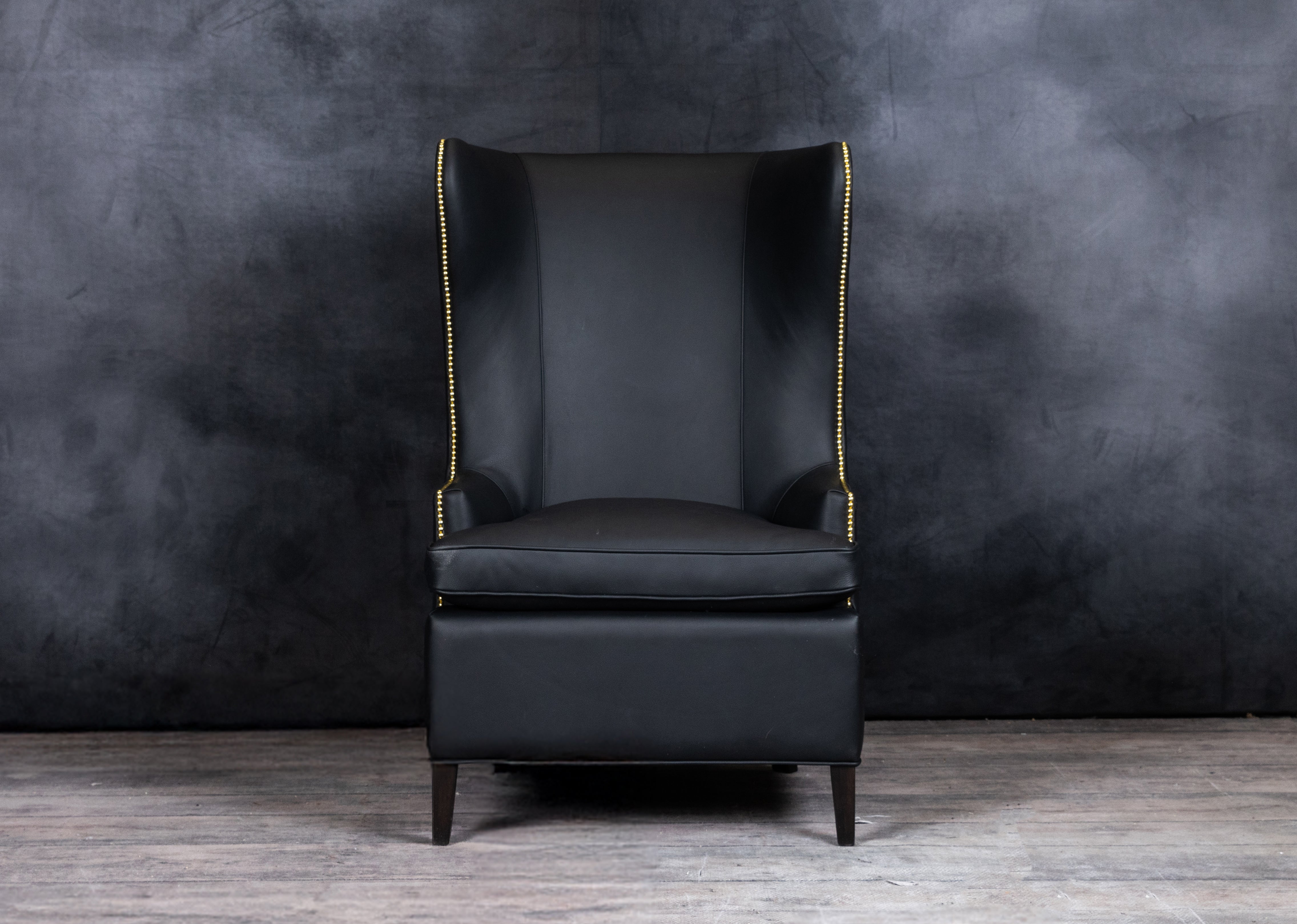 Premium SIR GALAHAD Genuine Leather Chair - Modern Office Executive Chair with High Back & Lumbar Support - Perfect for Home Office, Study Room, or Conference Room Decor