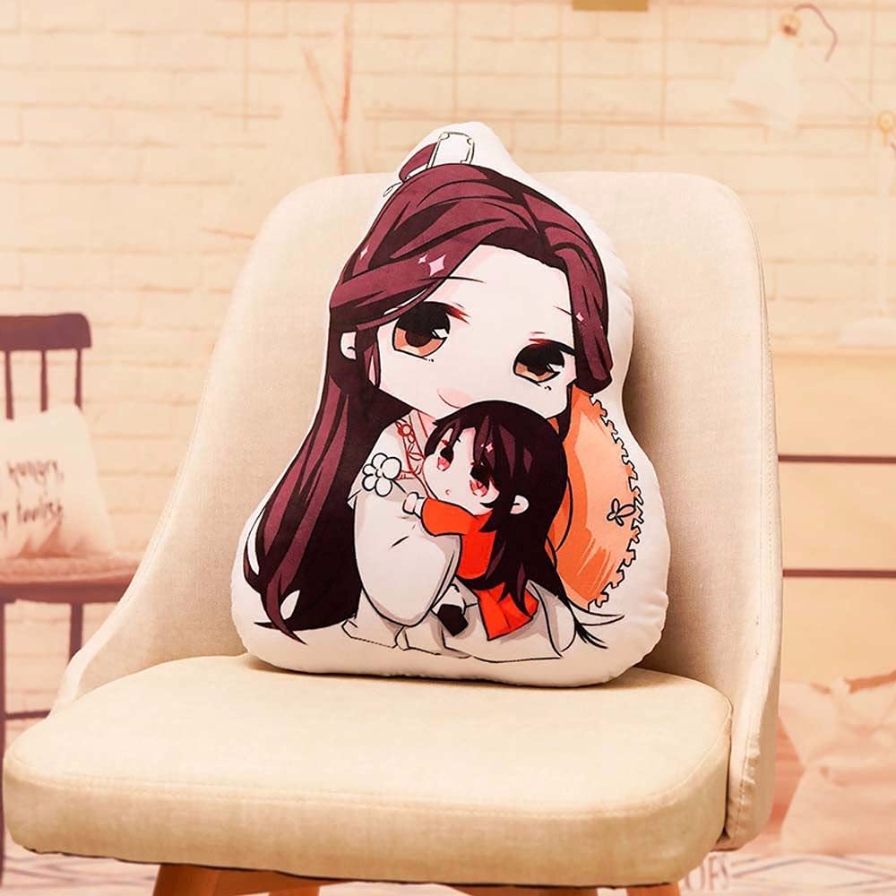 Heaven Official's Blessing Plush Toy - Hua Cheng & Xie Lian Soft Pillow Doll, Cute Anime Stuffed Animal for Cosplay, Gift, Home Decor (1PC)