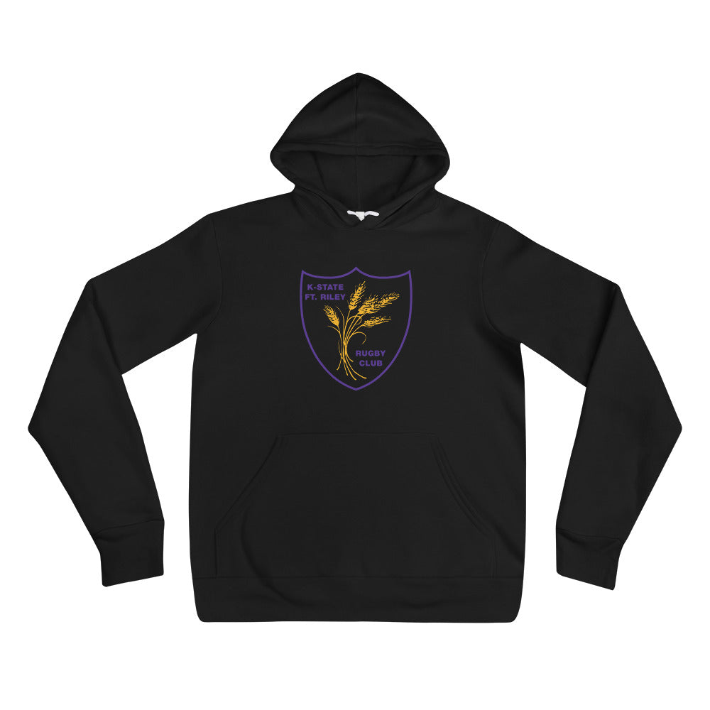 KSUFR Rugby Social Hoodie - Men's & Women's Pullover Sweatshirt for Sports & Casual Wear | Cozy Fleece Lined Hooded Sweater for Rugby Fans, Athletes & Street Style