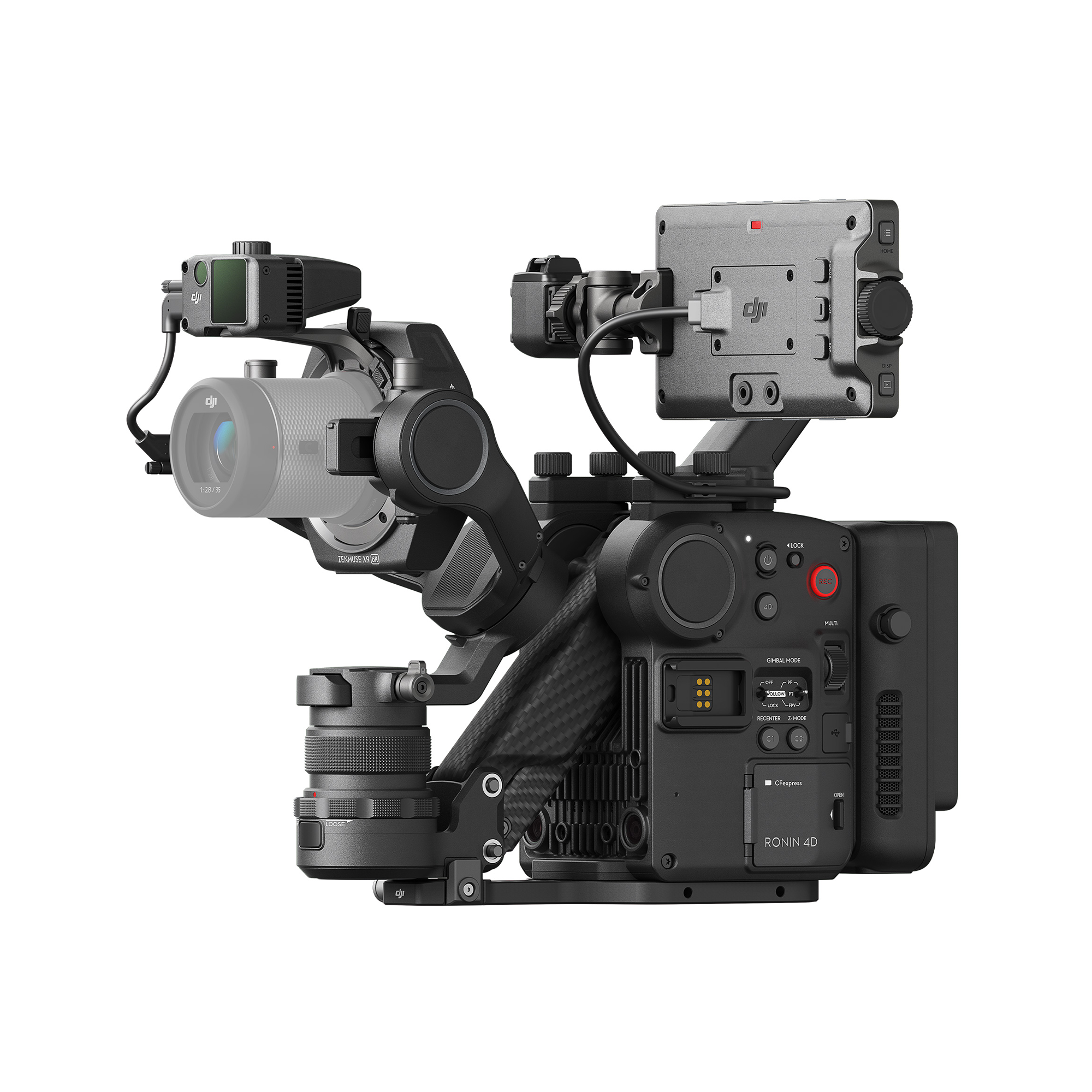 DJI Ronin 4D 6K Professional Cinema Camera - 4-Axis Stabilization, Full-Frame Sensor, LiDAR Focusing - Perfect for Filmmaking, Documentary, and Commercial Video Production