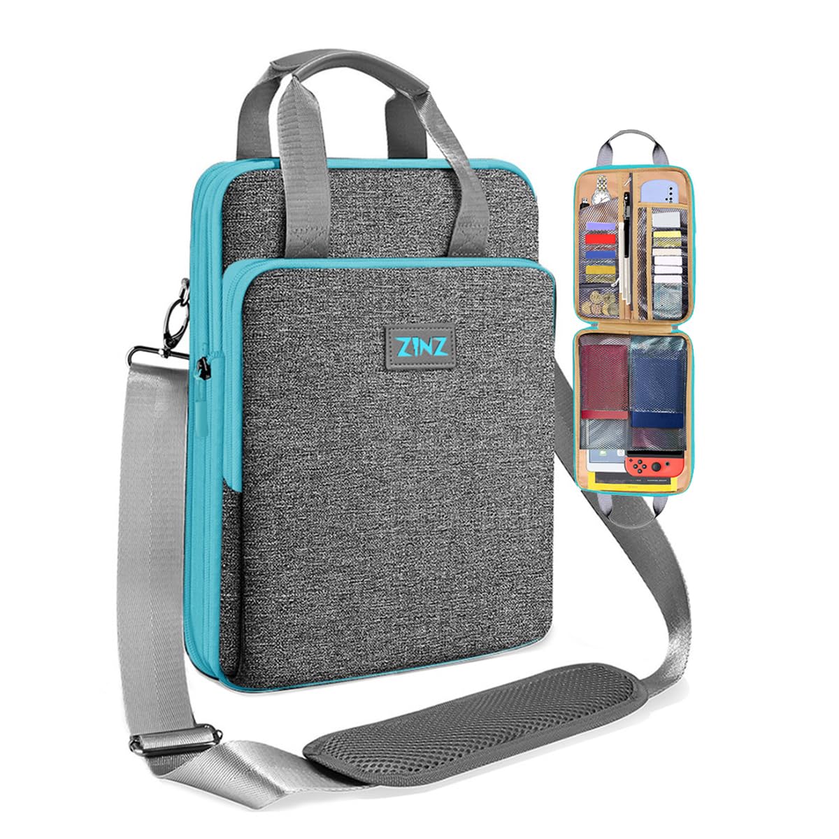 ZINZ Slim & Expandable 12.9-13 Inch Laptop Shoulder Bag for MacBook Air 13