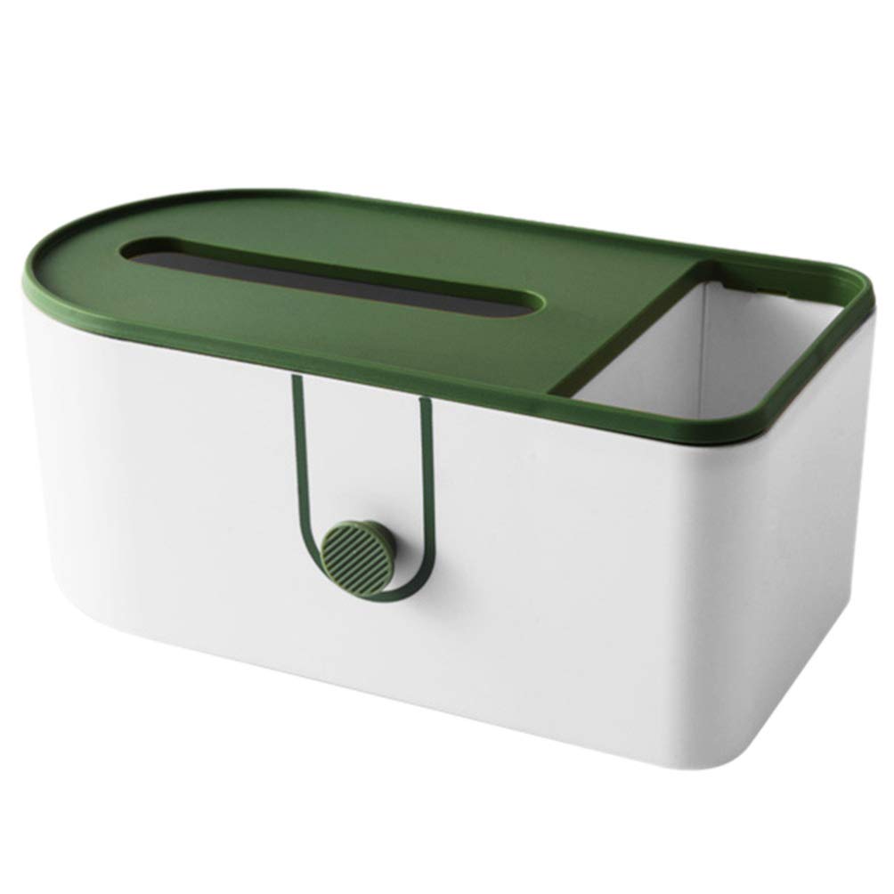 Premium Plastic Tissue Box Dispenser & Storage Container for Home, Office, and Car – Organize Facial Tissues, Napkins, and Clothes with Style | Perfect for Living Room, Bathroom, Kitchen, and Vehicle Use
