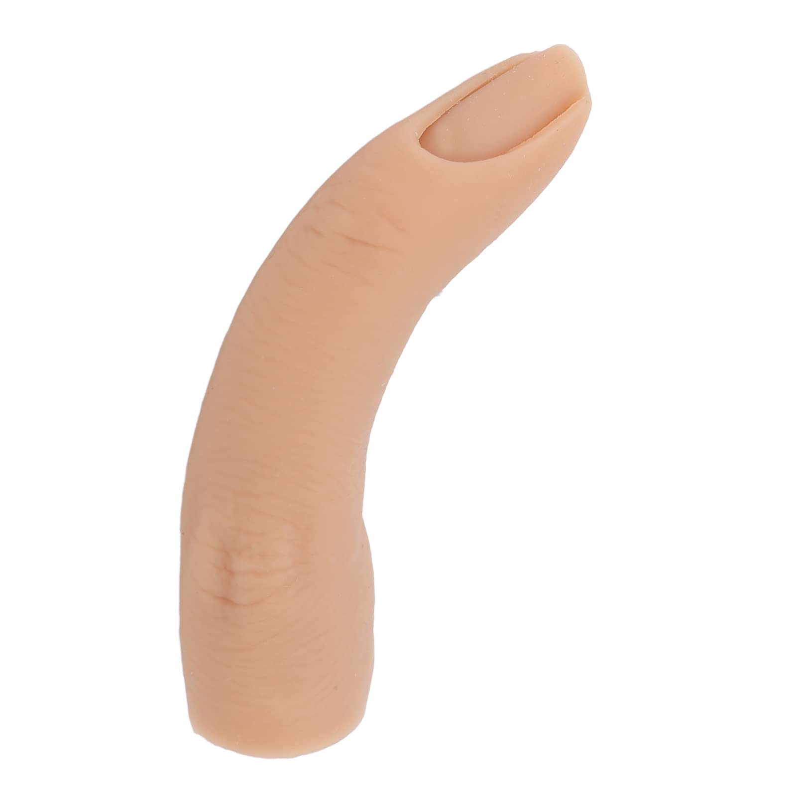 Flexible Silicone Nail Practice Finger - Bendable Fake Training Finger for DIY Nail Art, Acupuncture Training & Manicure Practice | Perfect for Nail Students, Beginners & Professionals at Home or Salon