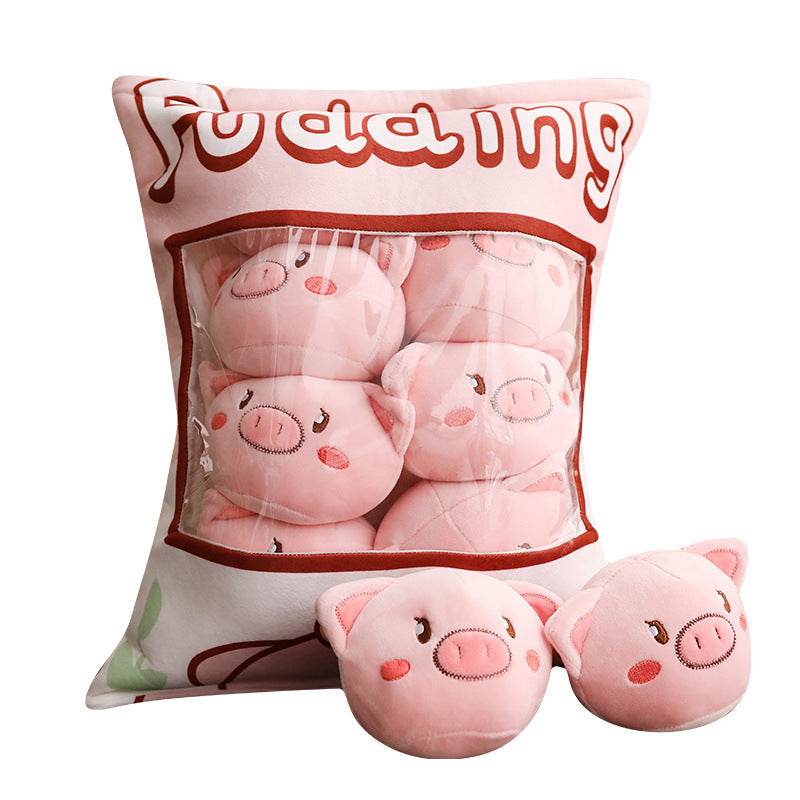 Soft Squishy Mochi Plushie Toy Set - 6 Pack Cute Kawaii Stress Relief Pillows for Kids & Adults | Perfect for Home Decor, Office Desk, Car Seat & Anxiety Relief Gifts