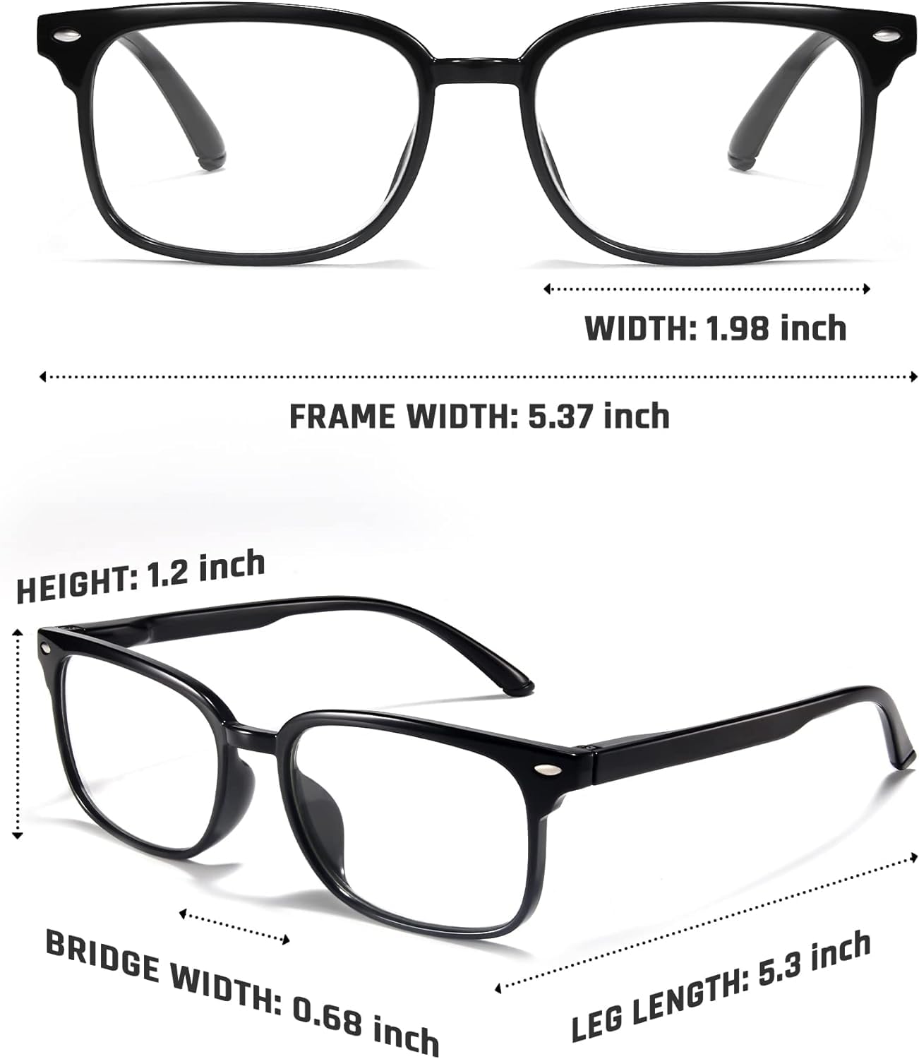 NOVIVON 6 Pack Blue Light Blocking Reading Glasses for Women & Men - Anti-Glare Computer Glasses for Screen Time, Office Work & Reading Books - Fashionable Readers with UV Protection (6 Pack)