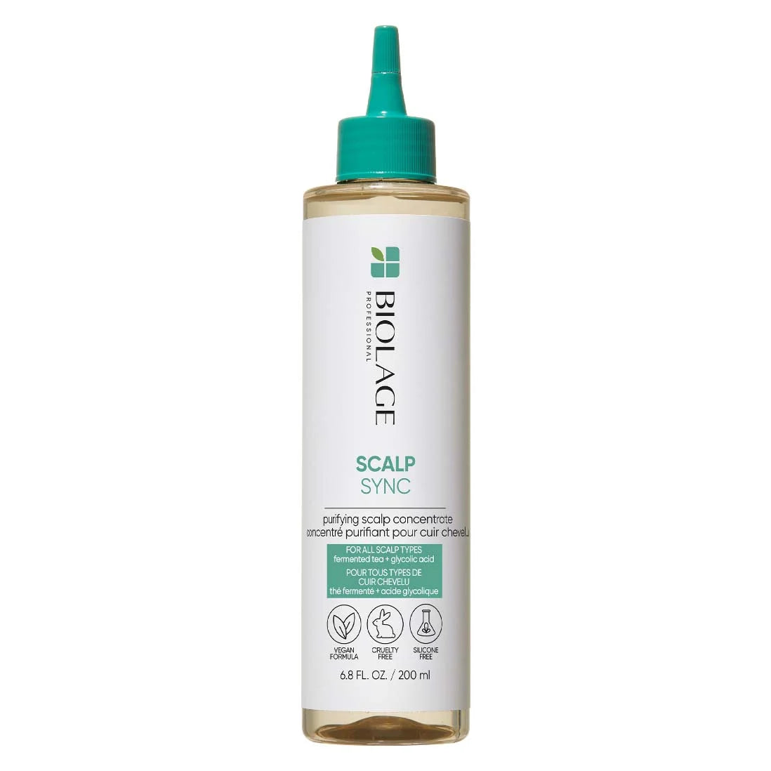 Biolage Scalp Sync Purifying Scalp Concentrate 200ml - Deep Cleansing Treatment for Dry, Itchy Scalp - Perfect for Dandruff Relief & Hair Care Routine