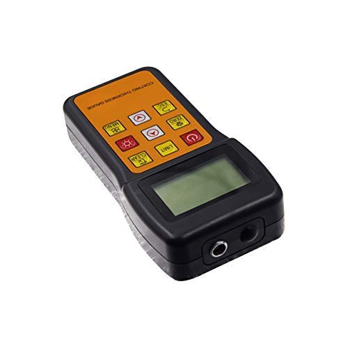 Digital Coating Thickness Gauge 0-1250μm | Aluminum Coating Thickness Meter for Non-Magnetic Layers | Perfect for Automotive, Marine & Industrial Paint Measurement