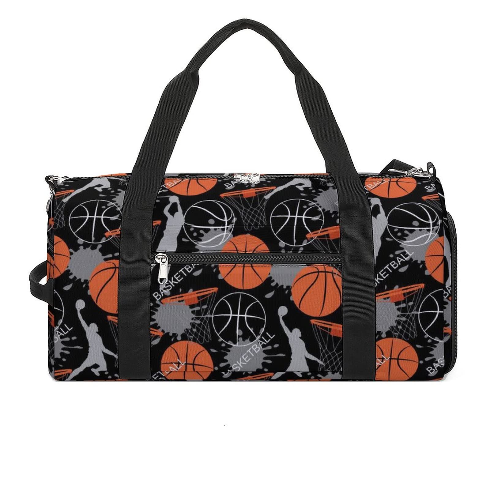 Basketball Gym Bag - Sports Duffel Bag with Shoe Compartment for Travel, Workout & Overnight Trips | Perfect for Basketball Players, Gym Enthusiasts & Weekend Getaways