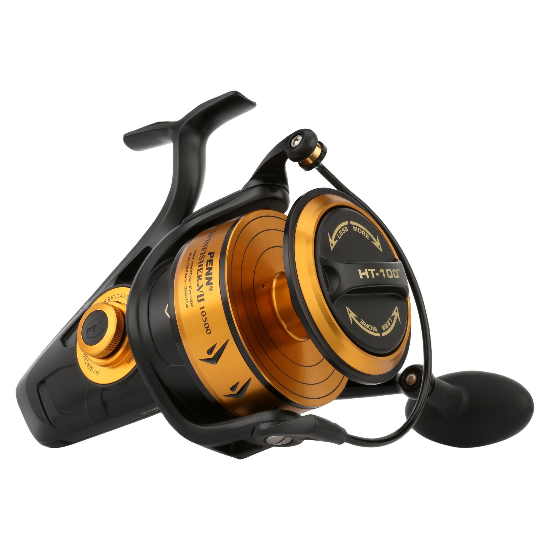 Penn Spinfisher VII Spinning Fishing Reel - Saltwater & Freshwater, 7+1 Shielded Bearings, Waterproof - Perfect for Surf, Pier, and Offshore Fishing