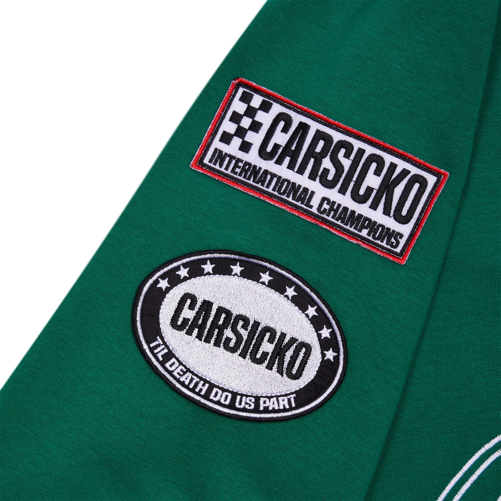 Carsicko Racing Club Green Hoodie for Men - Stylish & Comfortable Pullover Sweatshirt - Perfect for Streetwear, Casual Outfits & Racing Events