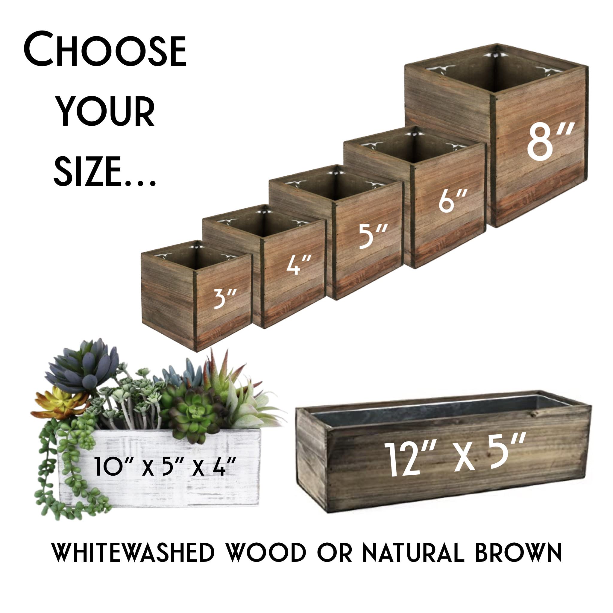 Personalized Cat Planter - Rustic Wood Succulent Garden Box - Unique Gift for Cat Lovers, Cat Lady & Fur Mom - Perfect for Home Decor, Office Desk & Garden Planting